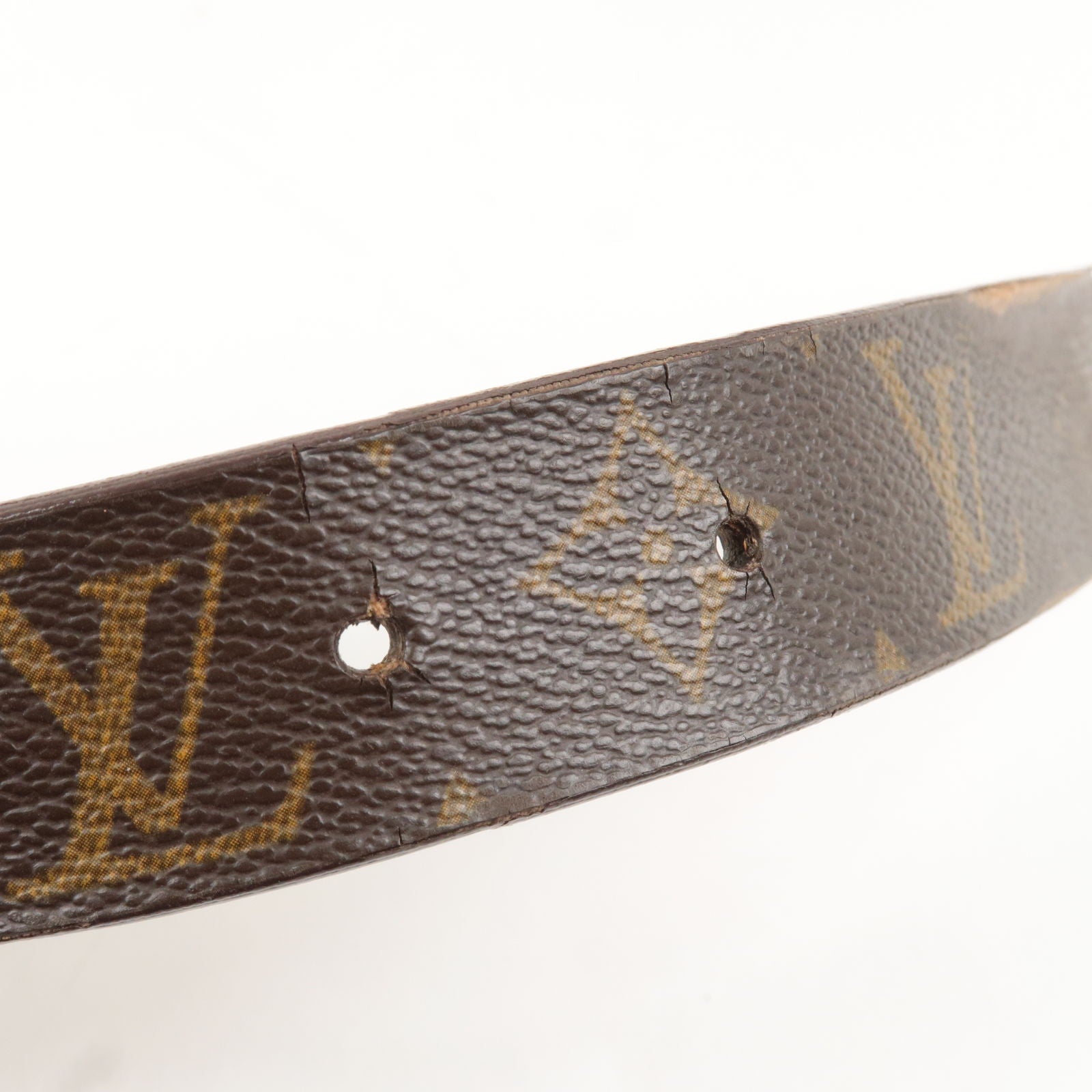 Louis Vuitton Monogram Saint Tulle Carre Belt 85/34 M6801