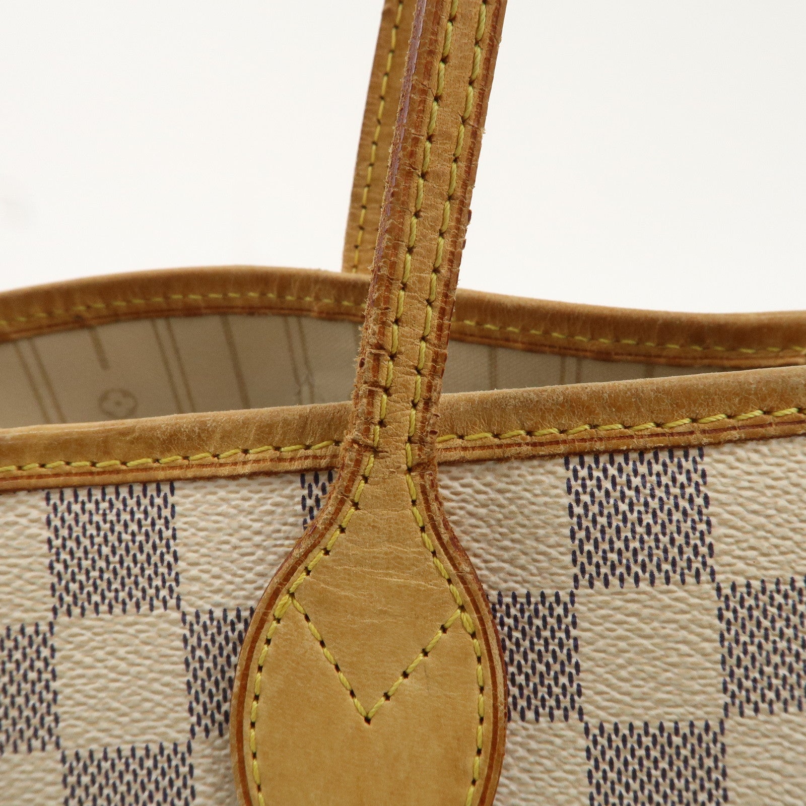 Louis Vuitton Damier Azur Neverfull MM Tote Bag N51107