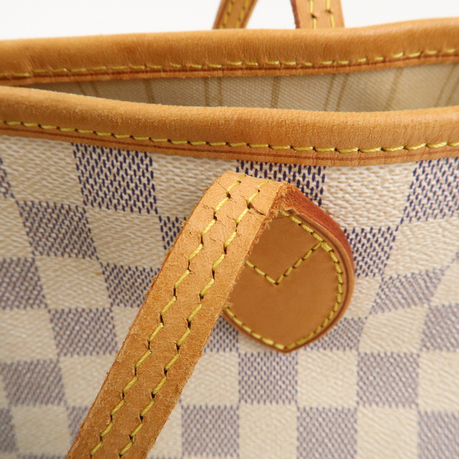 Louis Vuitton Damier Azur Neverfull MM Tote Bag N51107