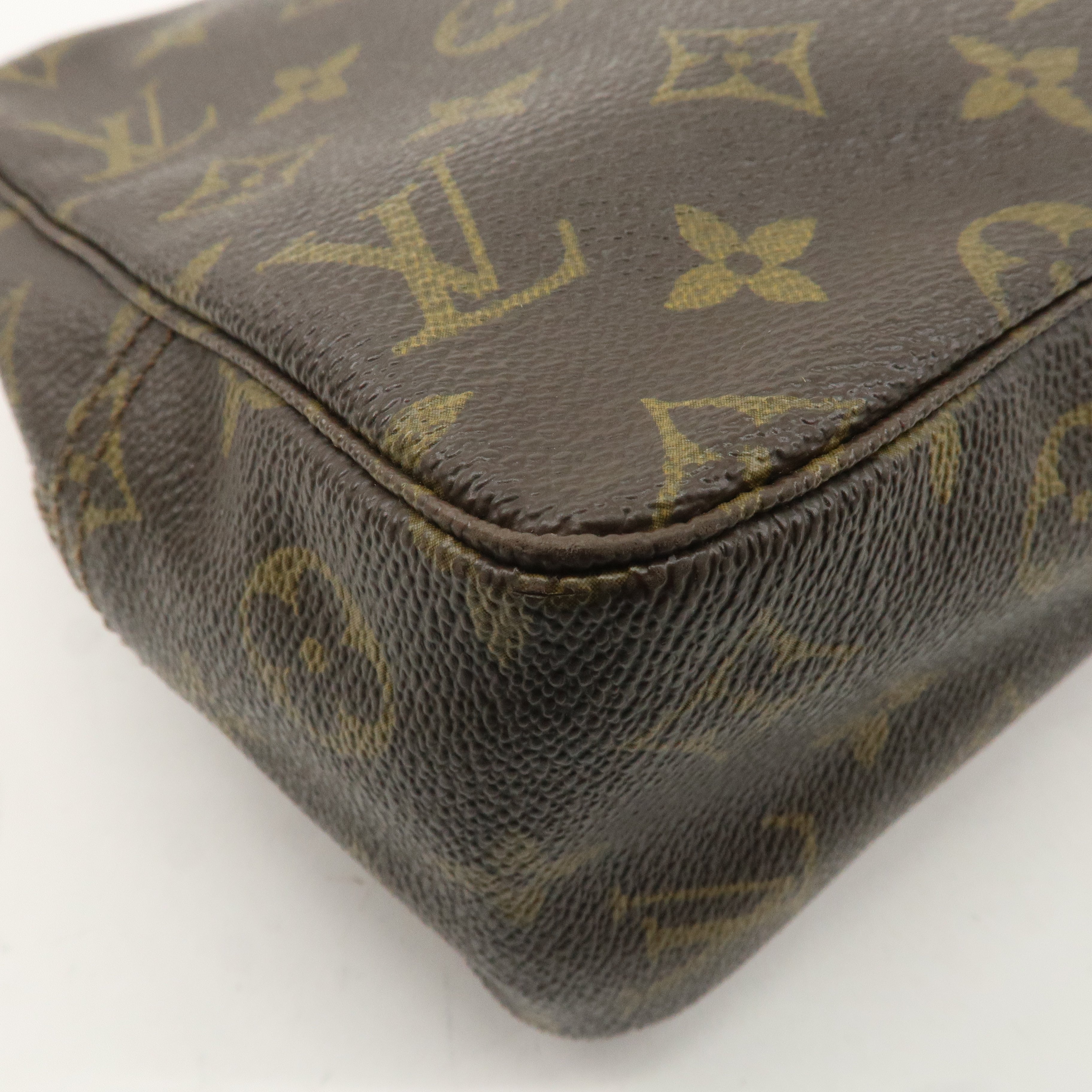 Louis Vuitton Monogram Trousse Toilette 28 Pouch Brown M47522