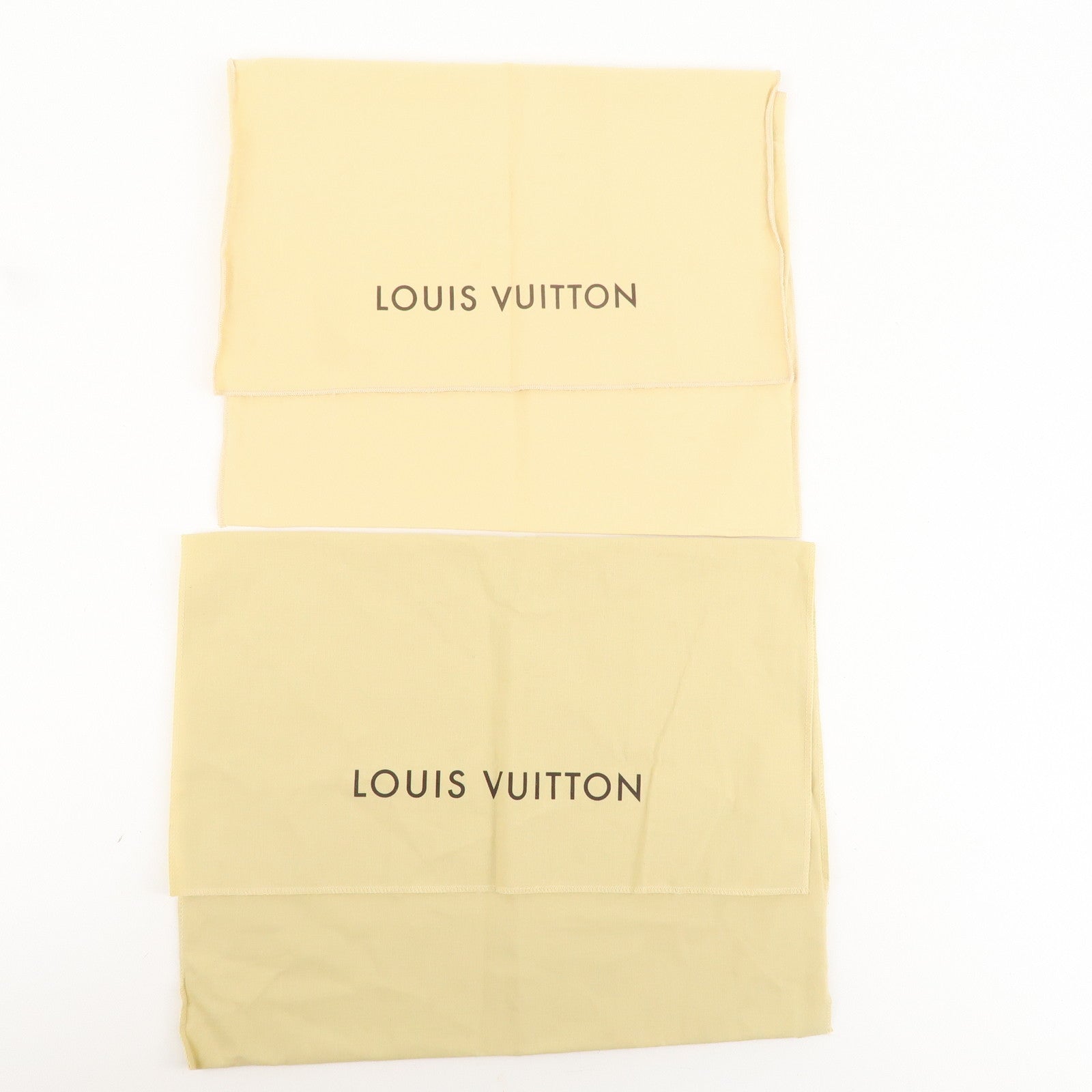 Louis Vuitton Set of 10 Storage Bag Dust Bag Flap Type Beige