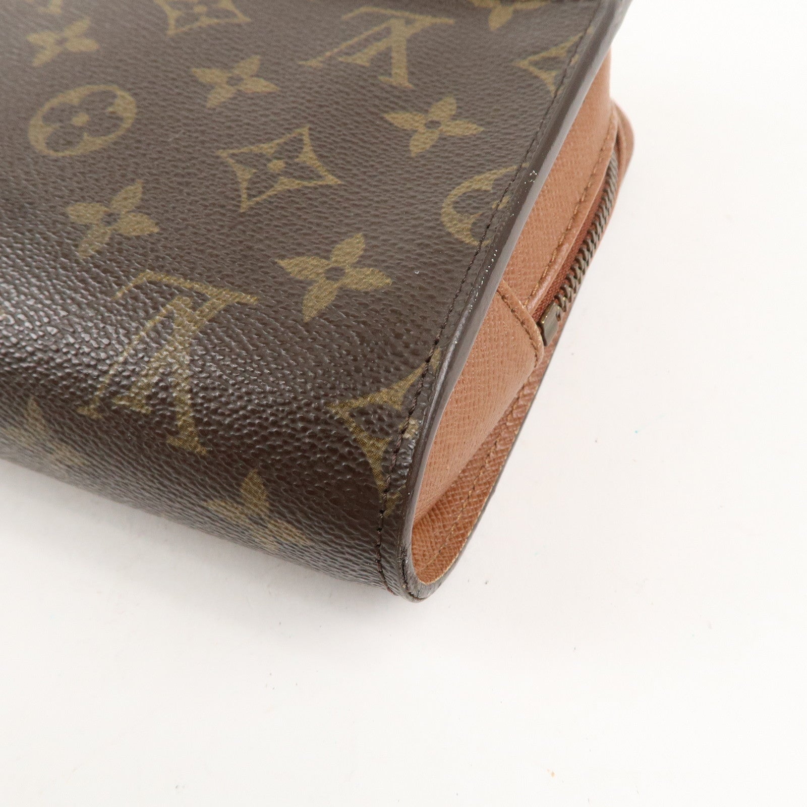 Louis Vuitton Monogram Orsay Clutch Bag Pouch Brown M51790