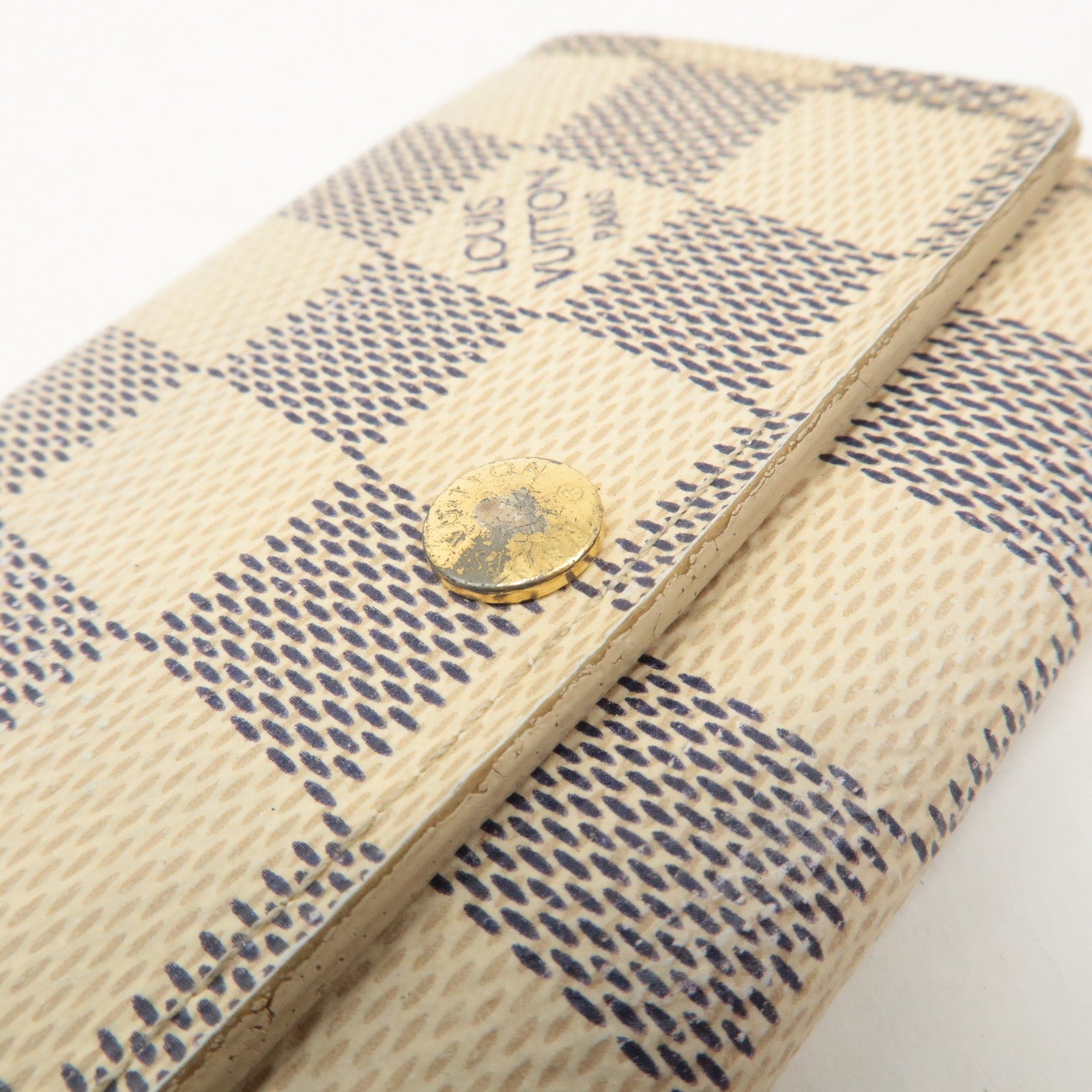 Louis Vuitton Damier Set of 2  Multicles 6 Key Case M62630 N61745