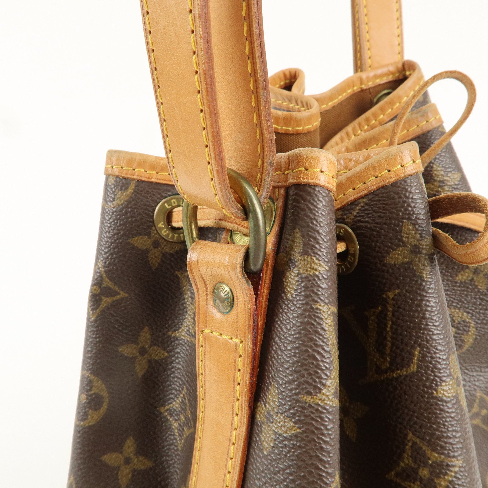 Louis Vuitton Monogram Noe Shoulder Bag Hand Bag Brown M42224