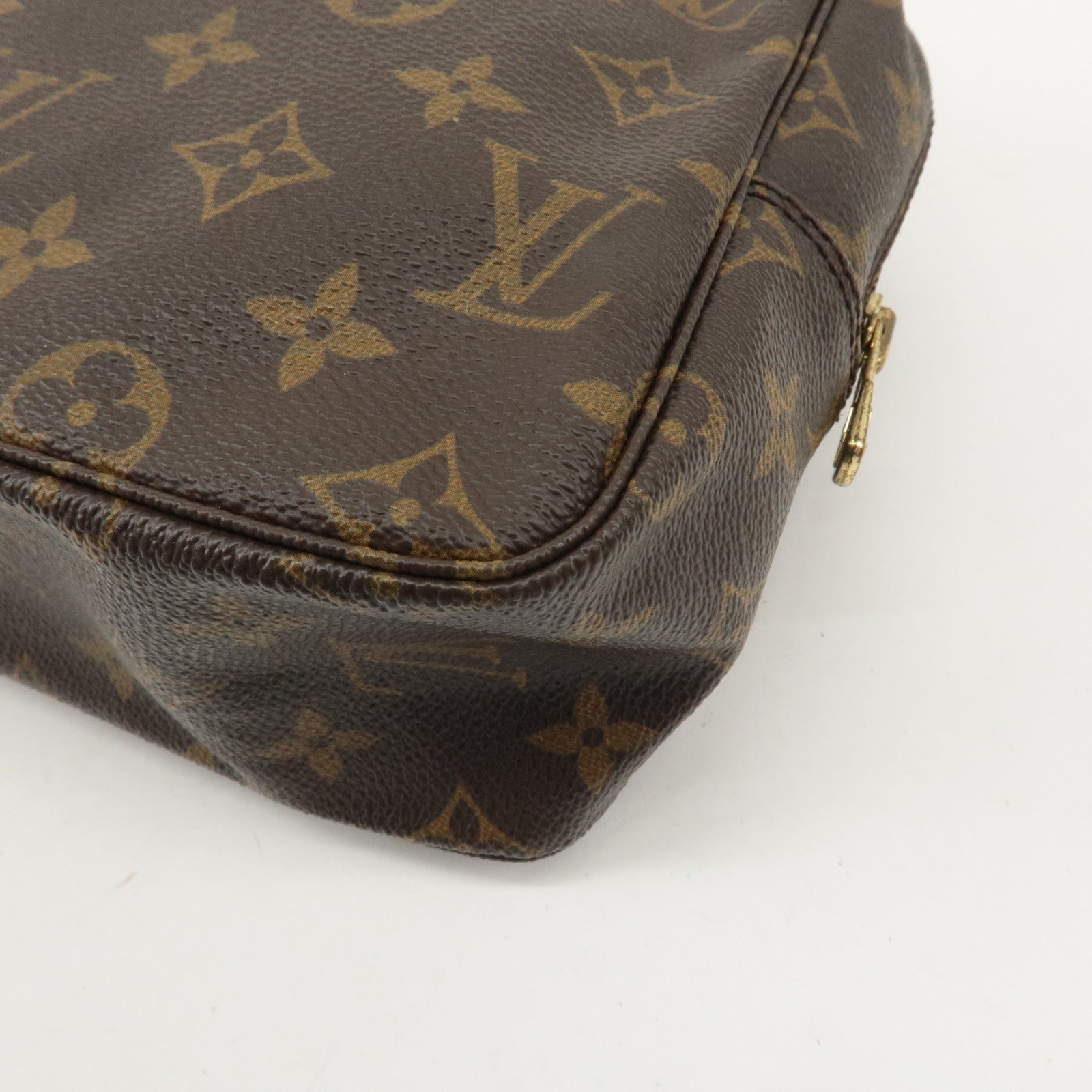 Louis Vuitton Monogram Trousse Toilette 28 Pouch Brown M47522