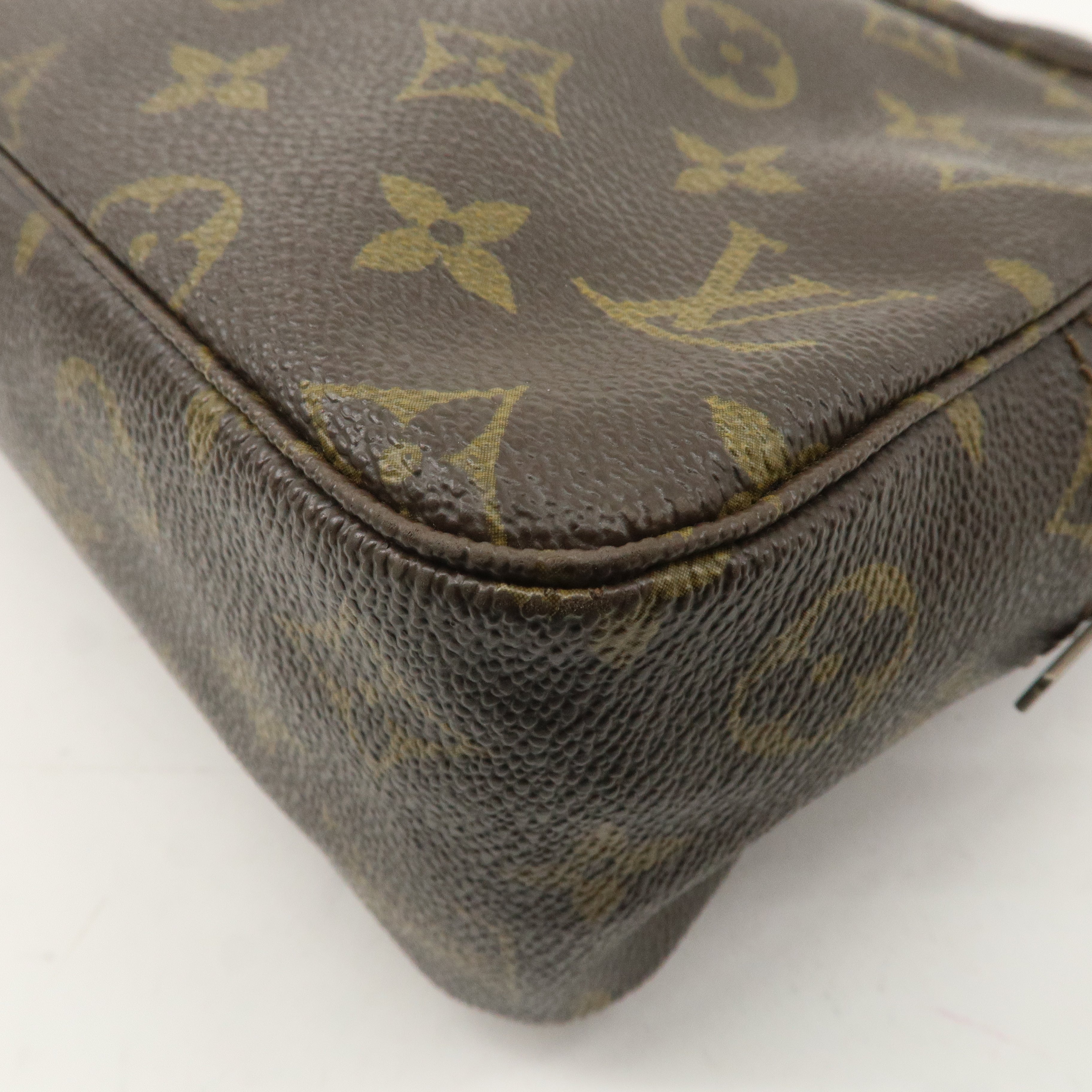 Louis Vuitton Monogram Trousse Toilette 28 Pouch Brown M47522