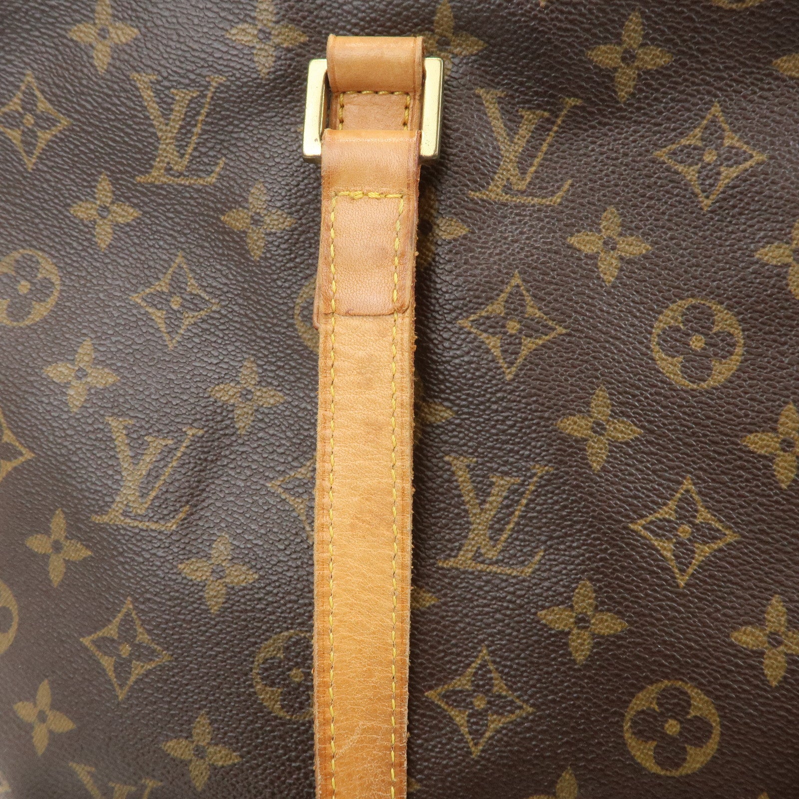 Louis Vuitton Monogram Cabas Mezzo Tote Bag Brown M51151