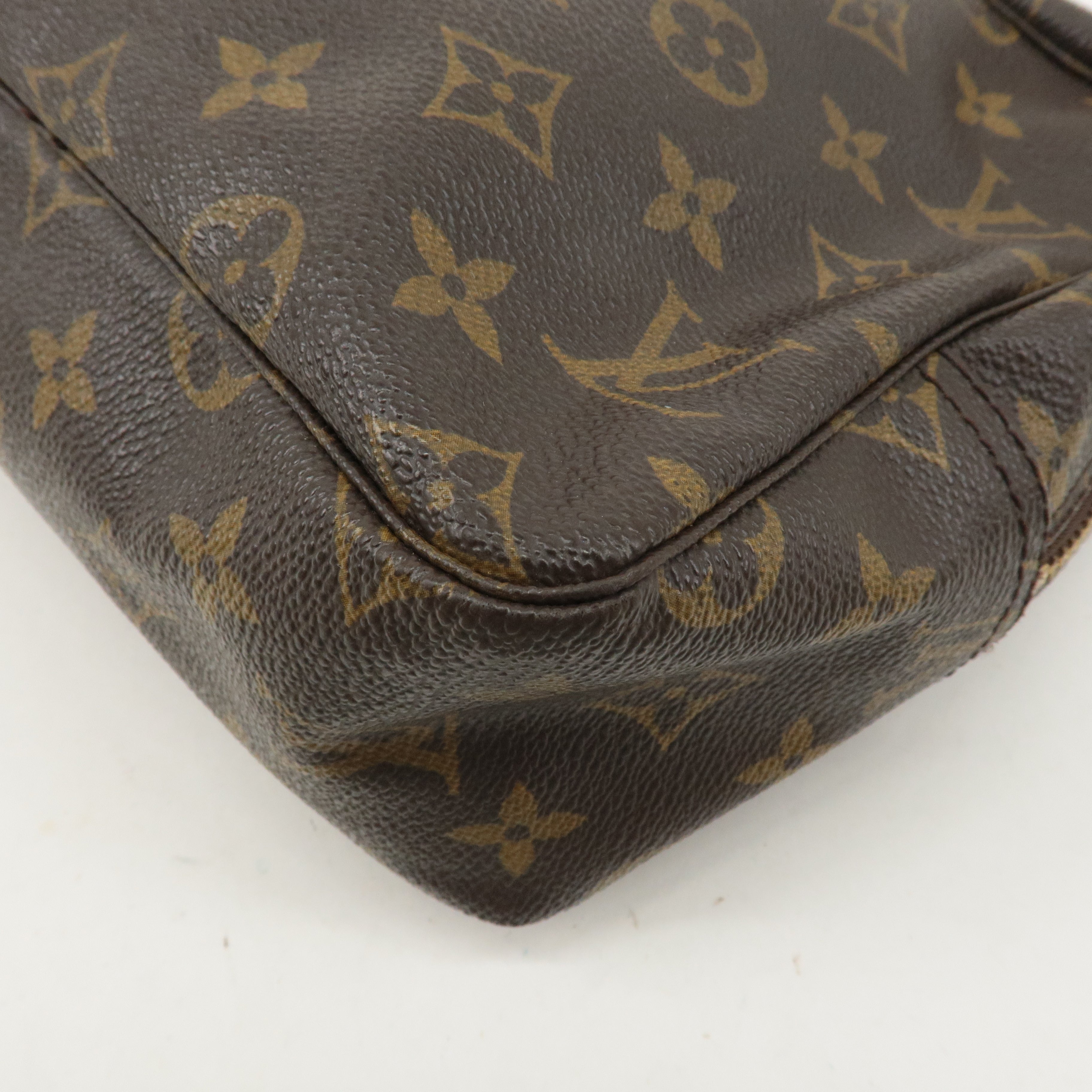 Louis Vuitton Monogram Trousse Toilette 28 Pouch Brown M47522