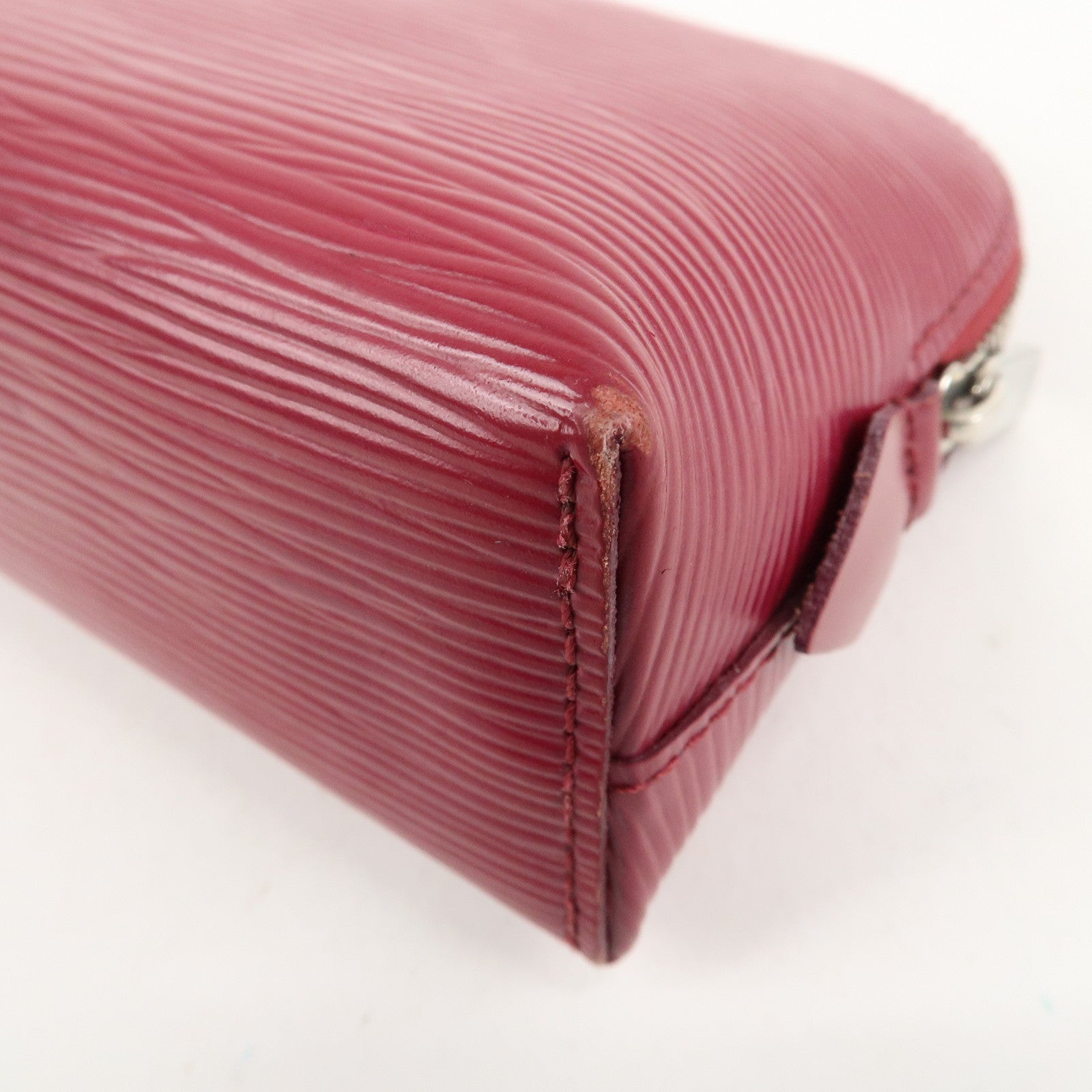 Louis Vuitton Epi Pochette Cosmetic Pouch Fuchsia M60410