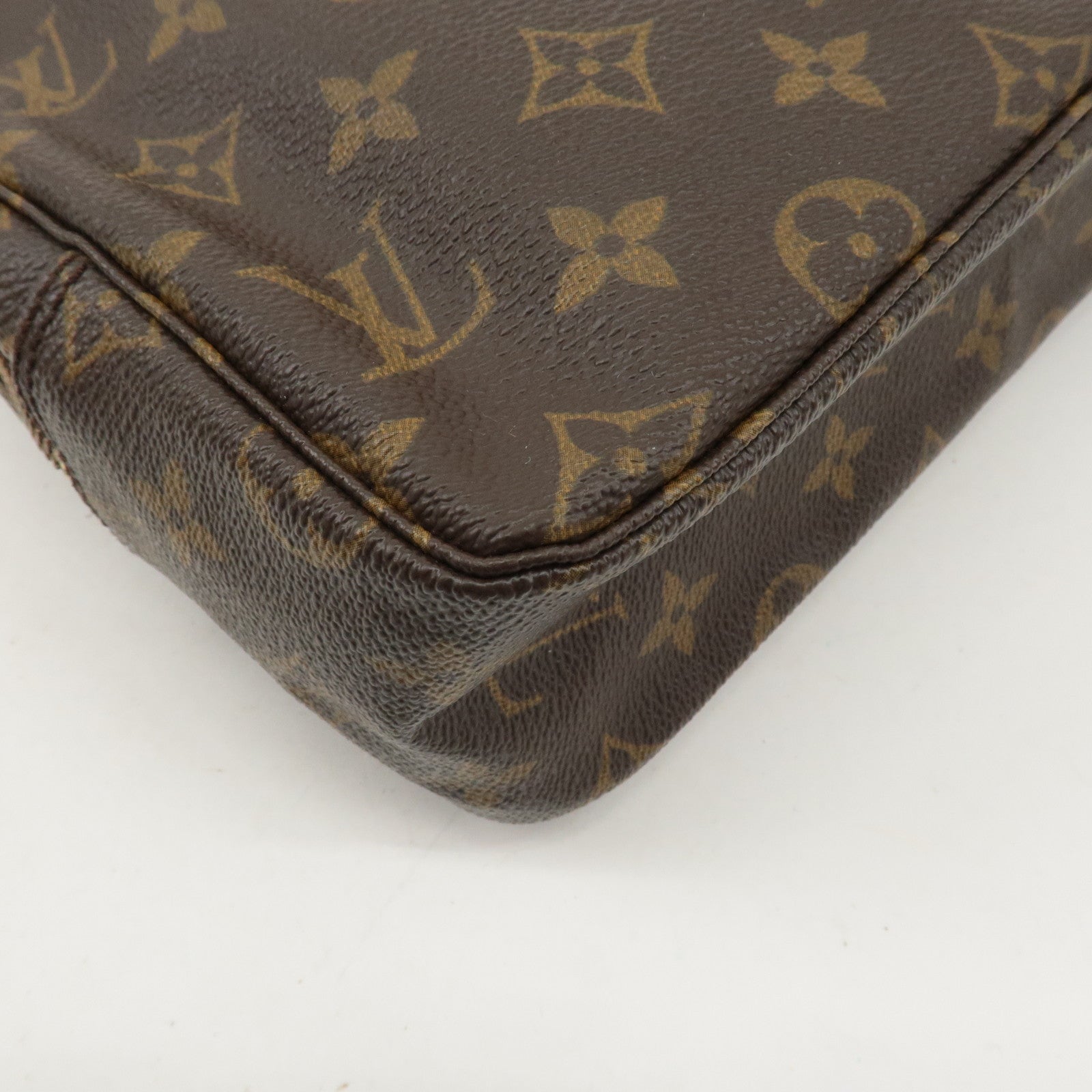 Louis Vuitton Monogram Trousse Toilette 28 Pouch Brown M47522