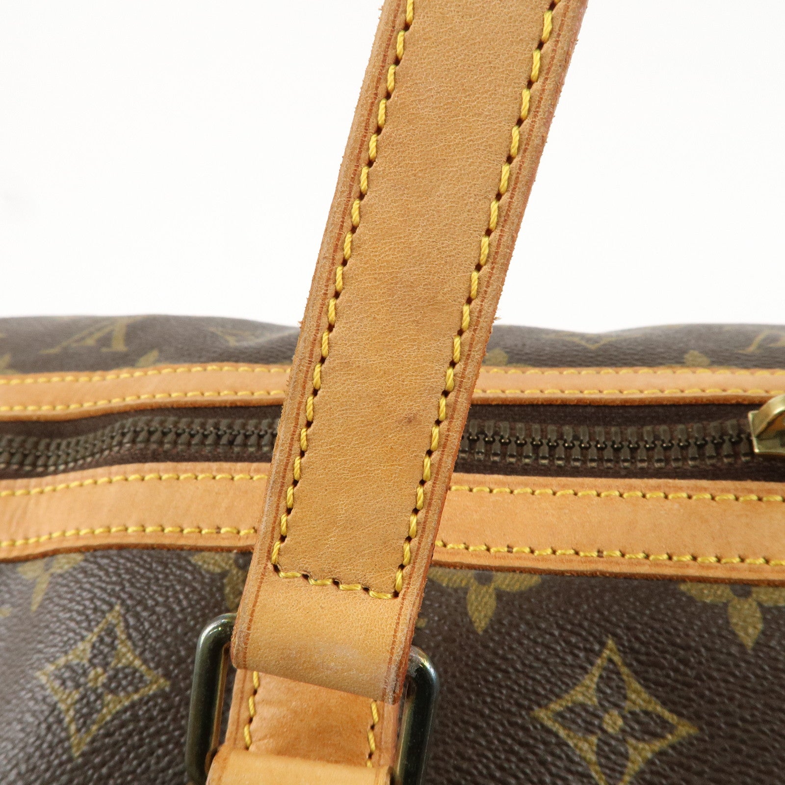 Louis Vuitton Monogram Sac Souple 55 Boston Bag Brown M41622