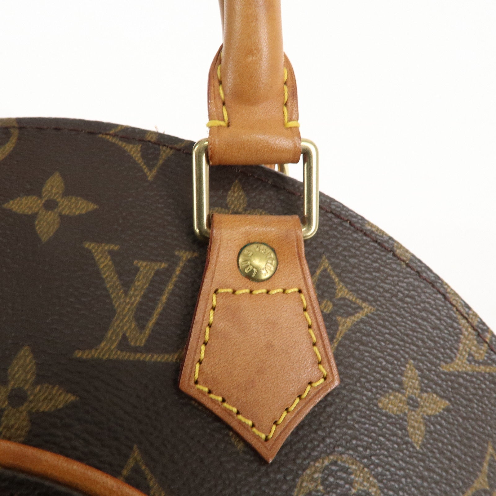 Louis Vuitton Monogram Ellipse PM Hand Bag Brown M51127