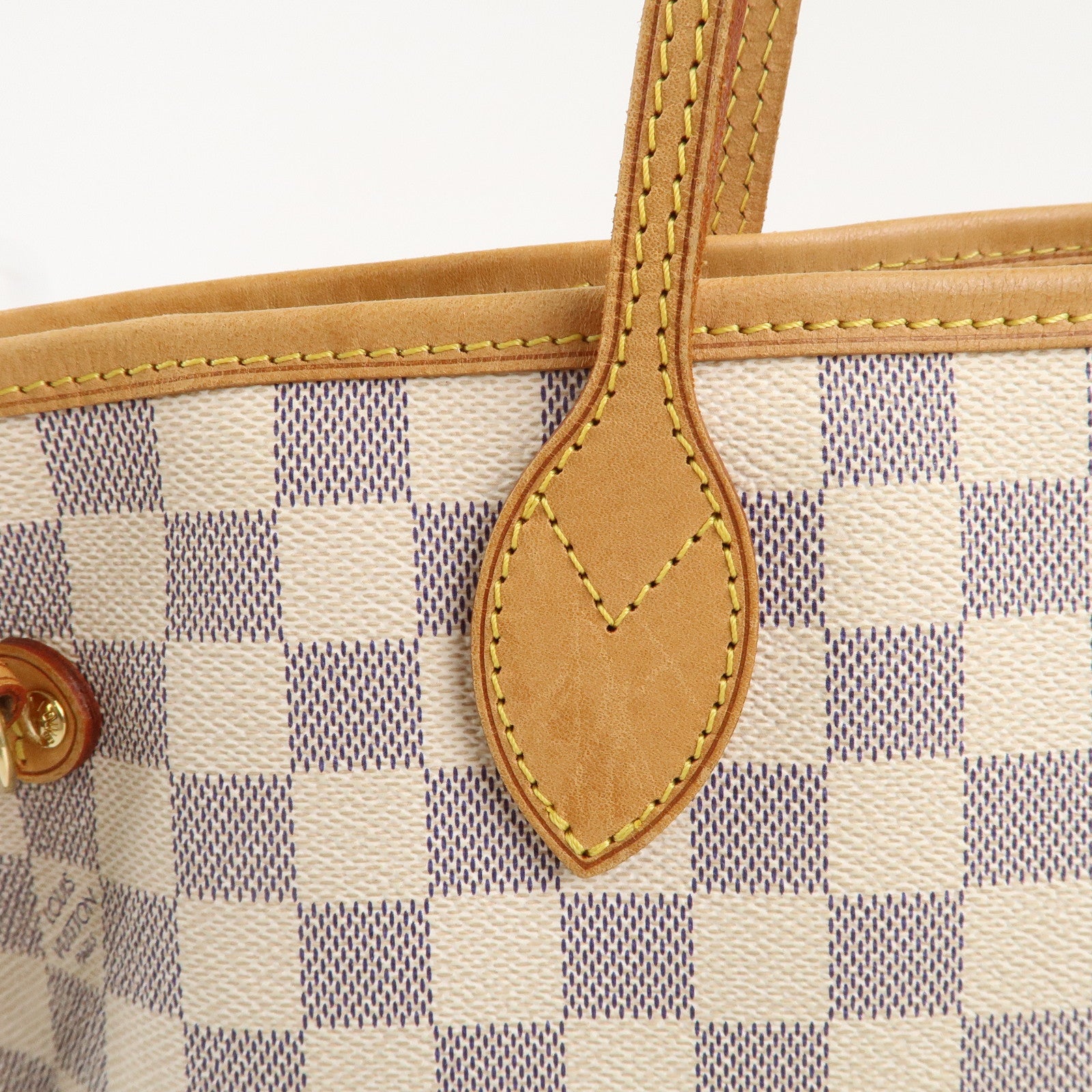 Louis Vuitton Damier Azur Neverfull MM Tote Bag N51107