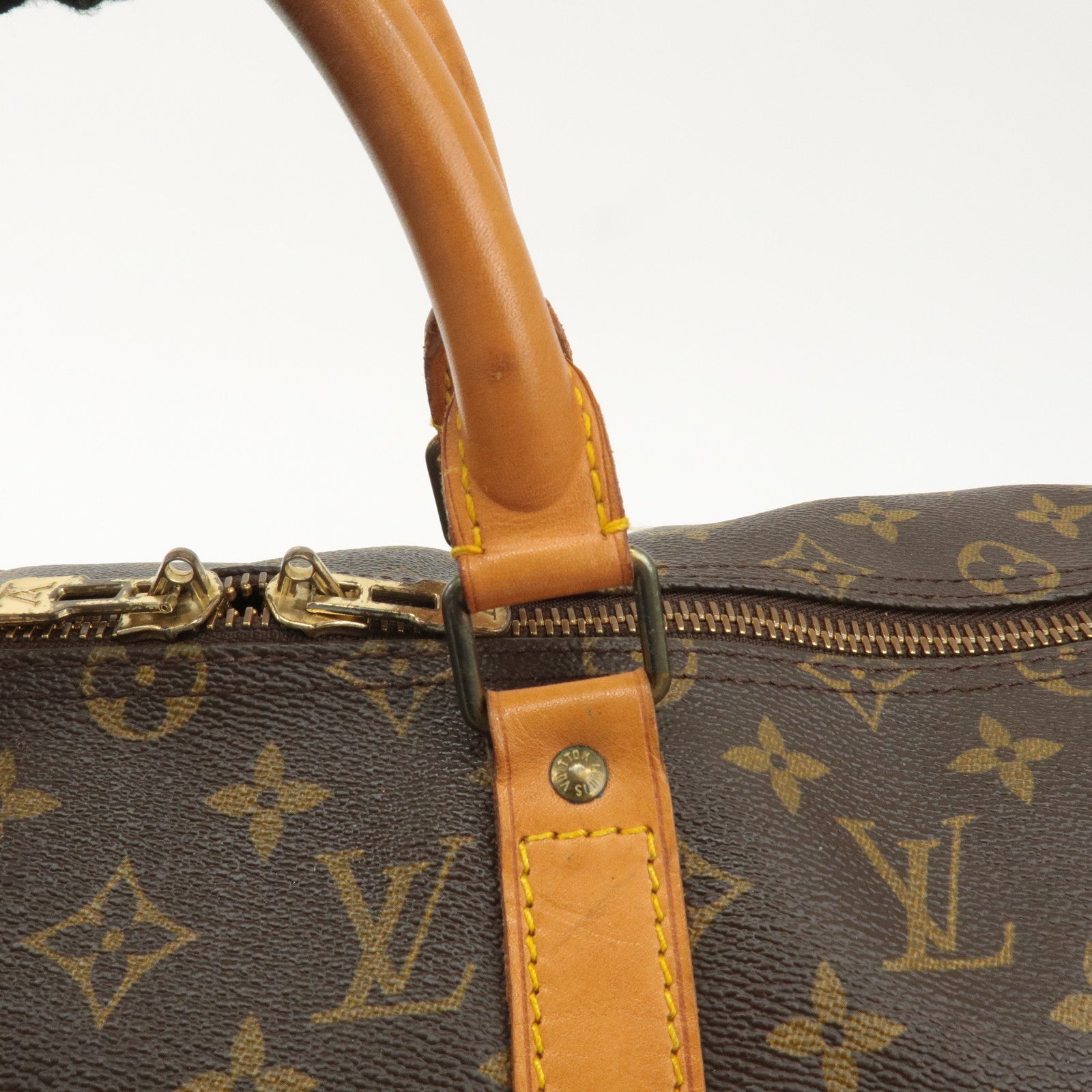 Louis Vuitton Monogram Keep All Bandouliere 50 Boston Bag M41416