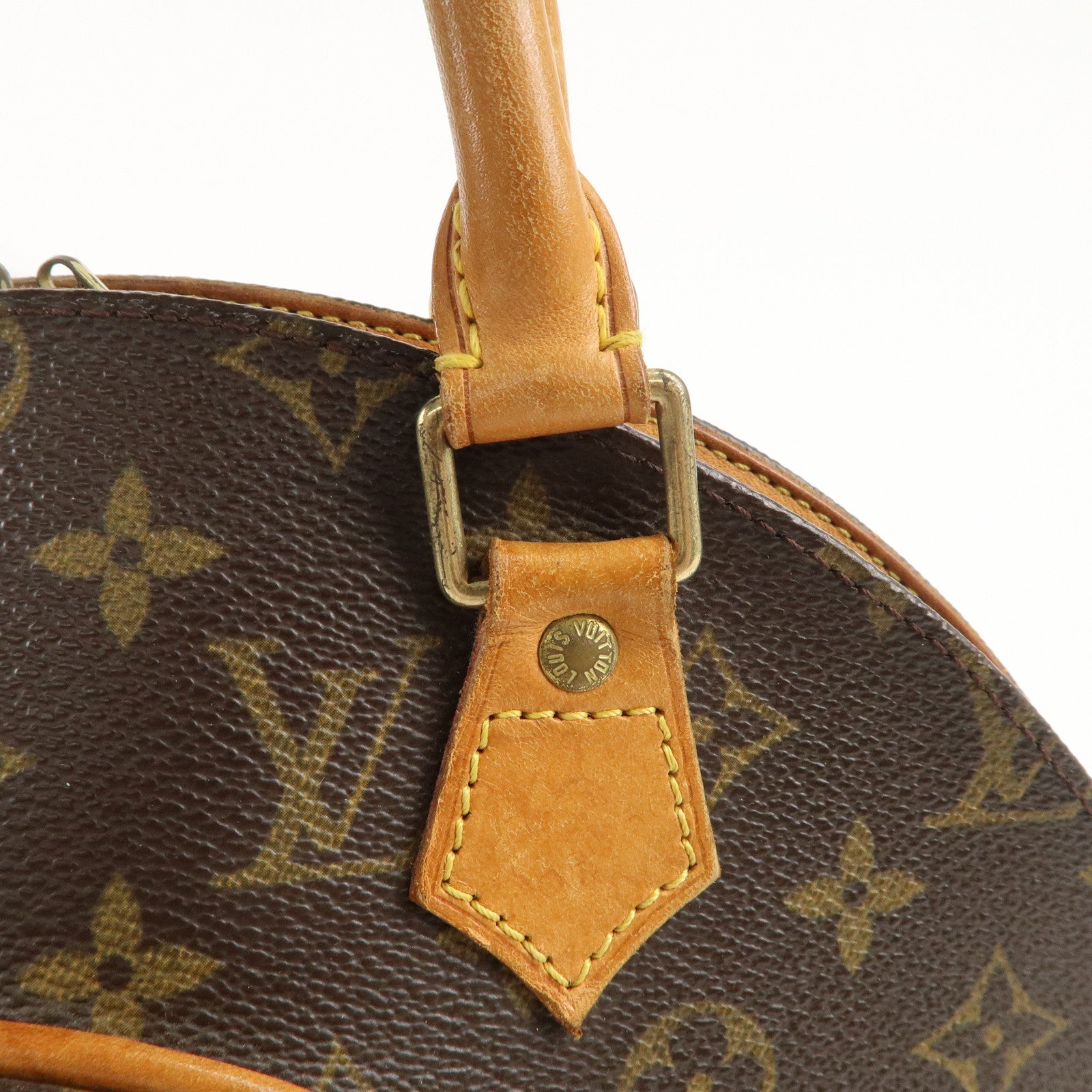 Louis Vuitton Monogram Ellipse PM Hand Bag Brown M51127