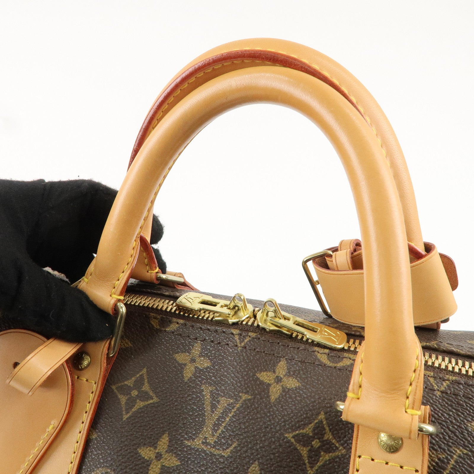 Louis Vuitton Monogram Keep All Bandouliere 55 Boston Bag M41414