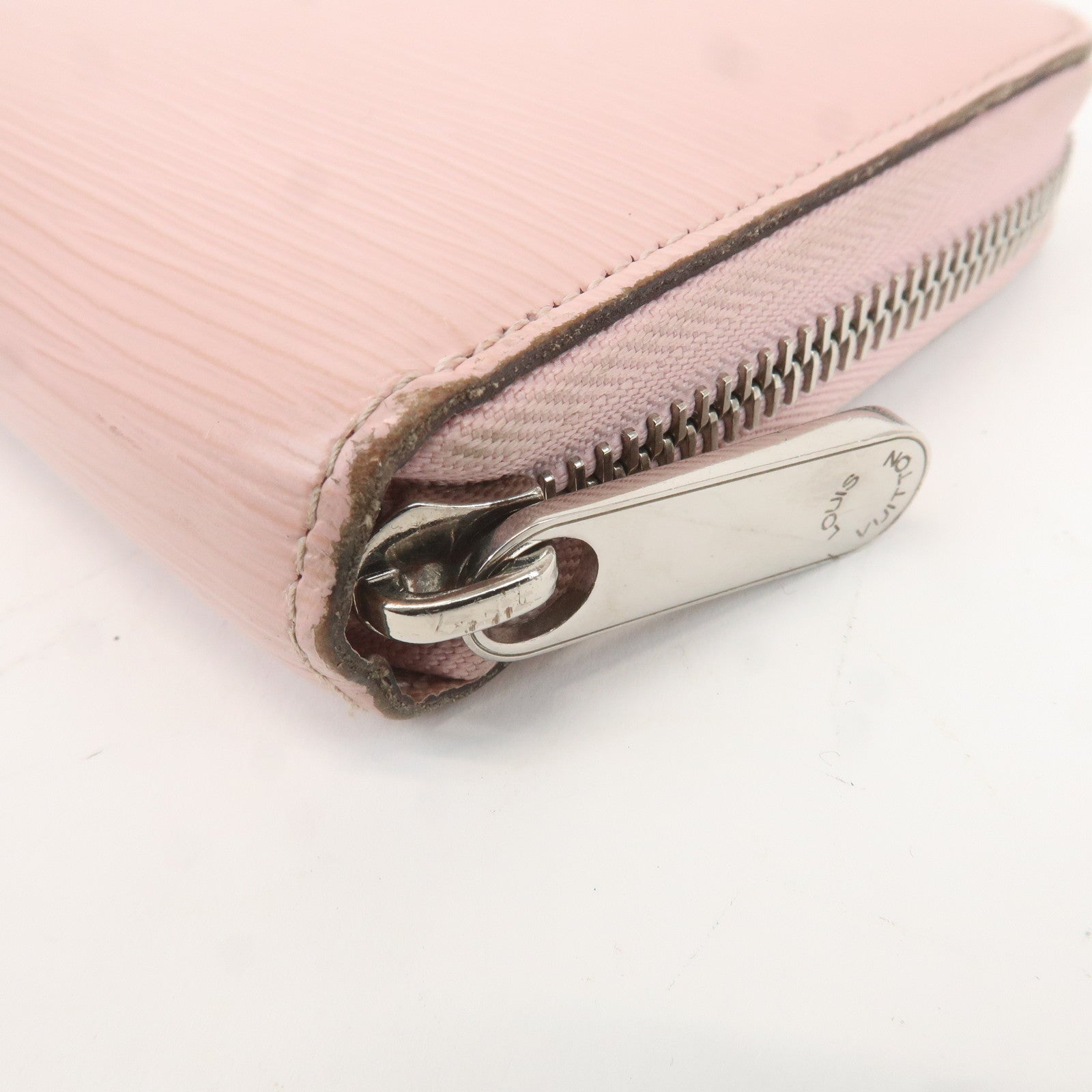 Louis Vuitton Epi Zippy Wallet Long Wallet Rose Ballerine M61863