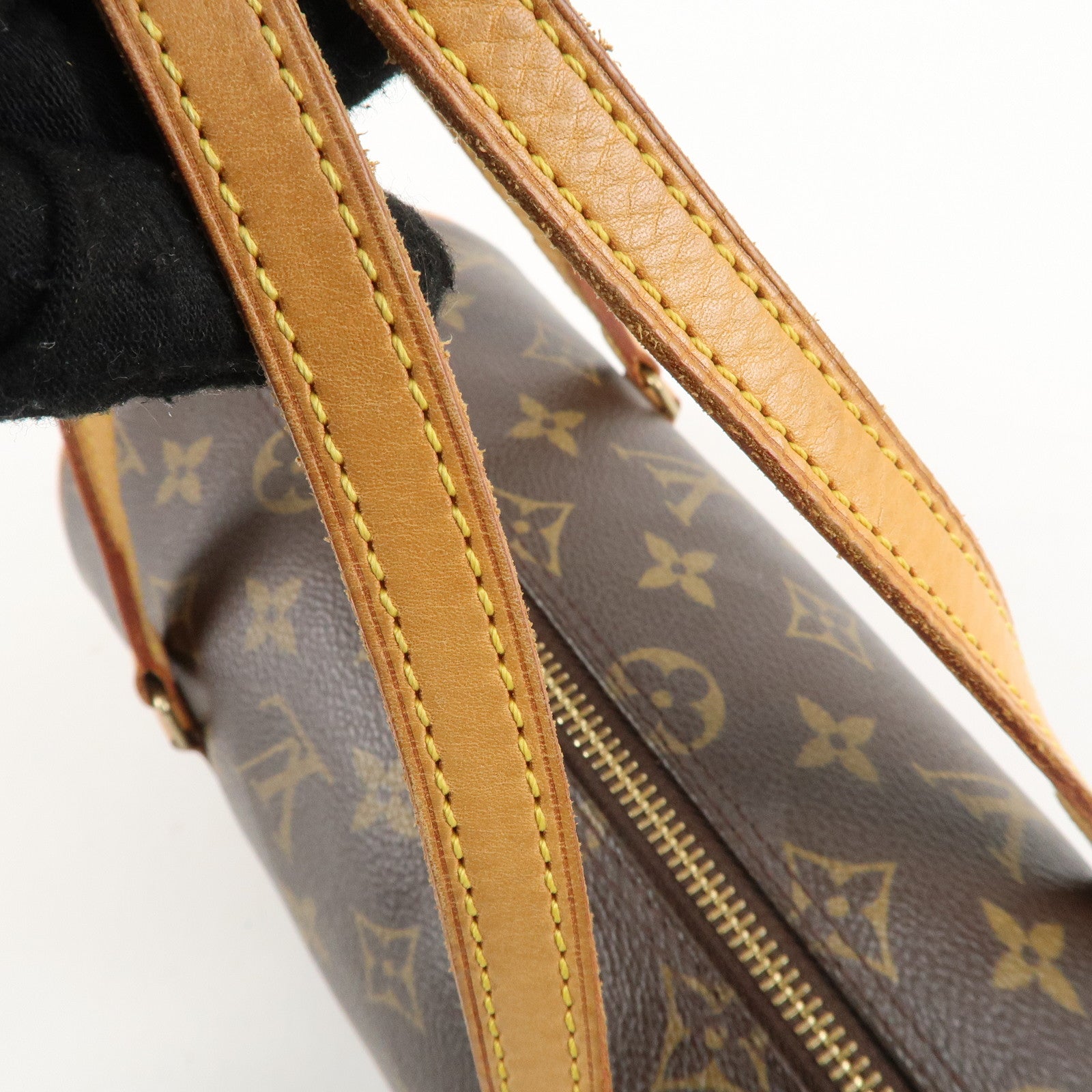 Louis Vuitton Monogram Papillon 26 Hand Bag Brown M51386