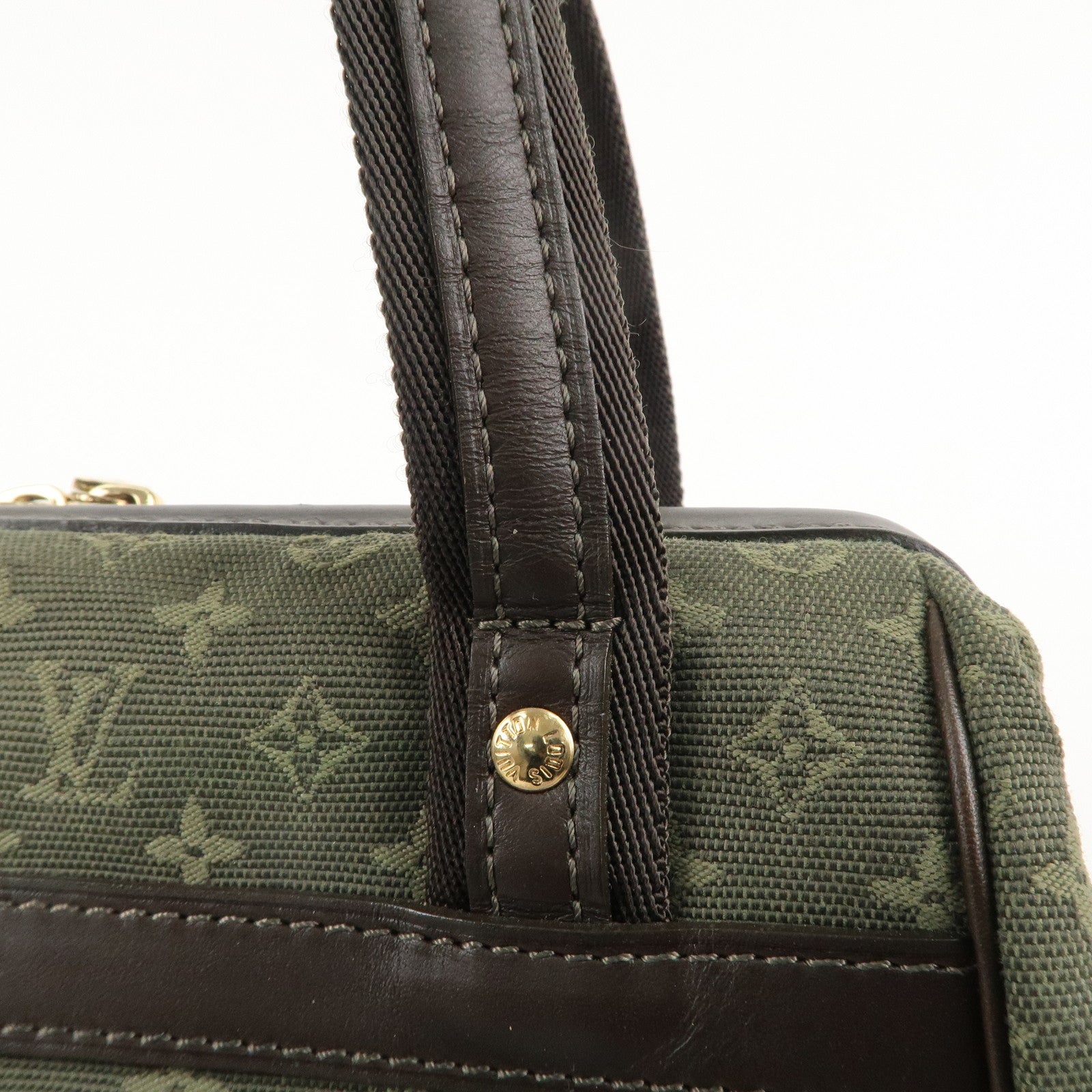 Louis Vuitton Monogram Mini Josephine PM Hand Bag Khaki M92415