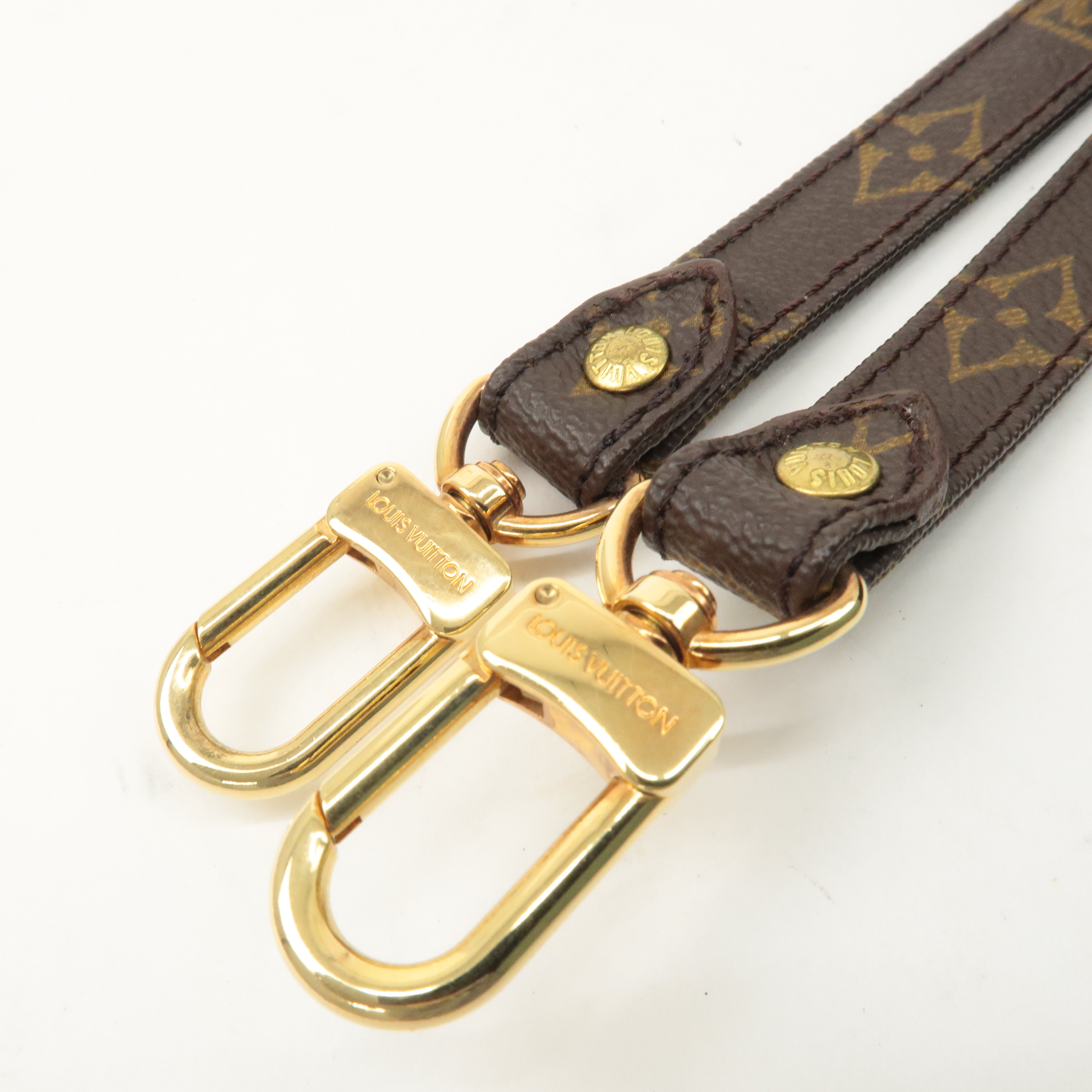 Louis Vuitton Monogram Canvas Shoulder Strap 100cm J75011