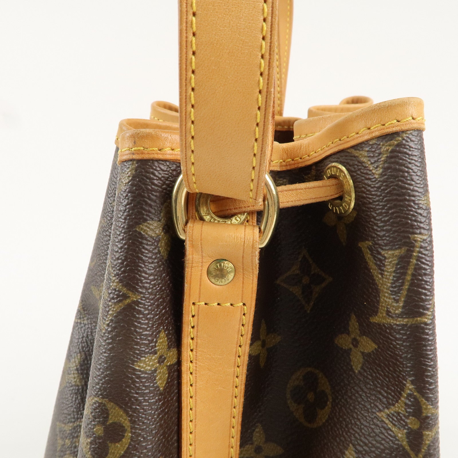 Louis Vuitton Monogram Noe Shoulder Bag Hand Bag Brown M42224