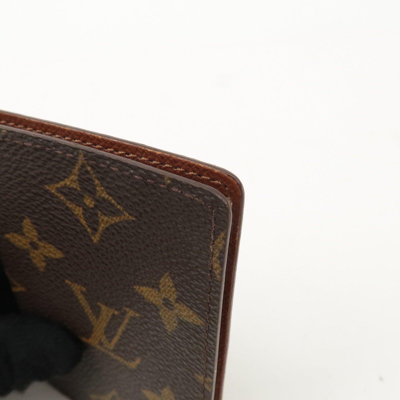 Louis Vuitton Monogram Porte Cartes Credit Pression Brown M60937