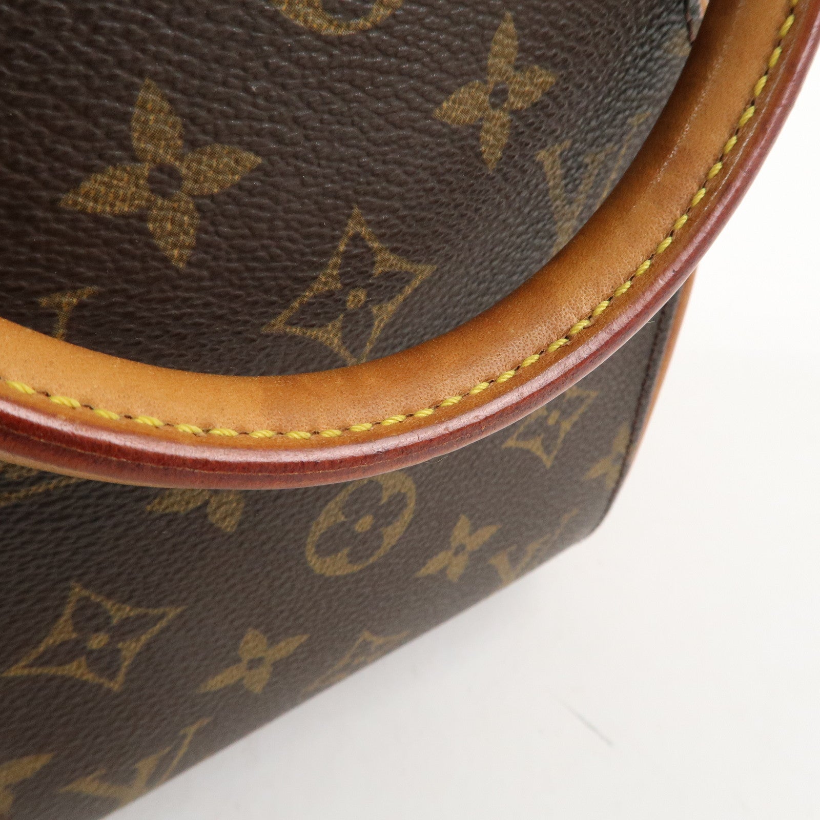 Louis Vuitton Monogram Ellipse PM Hand Bag Brown M51127