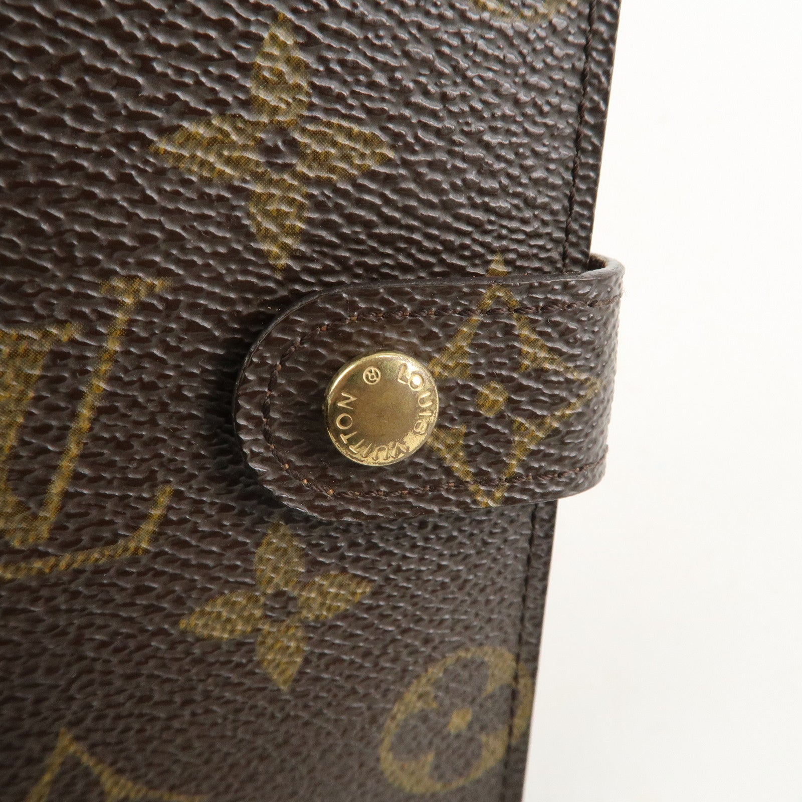 Louis Vuitton Monogram Agenda PM Planner Cover Brown R20005