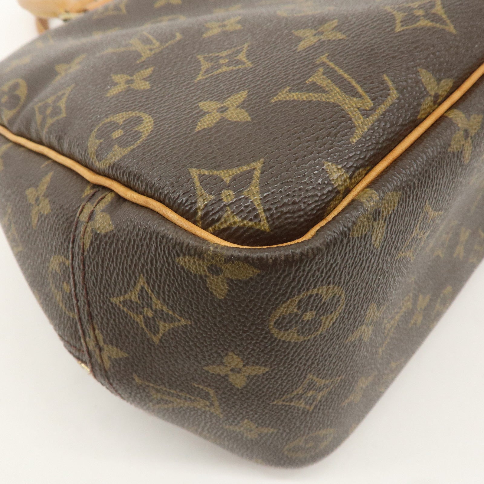 Louis Vuitton Monogram Deauville Hand Bag Brown M47270