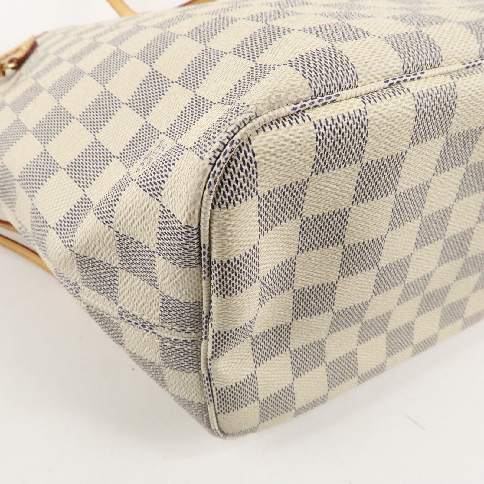 Louis Vuitton Damier Azur Neverfull MM Canvas Tote Bag N51107