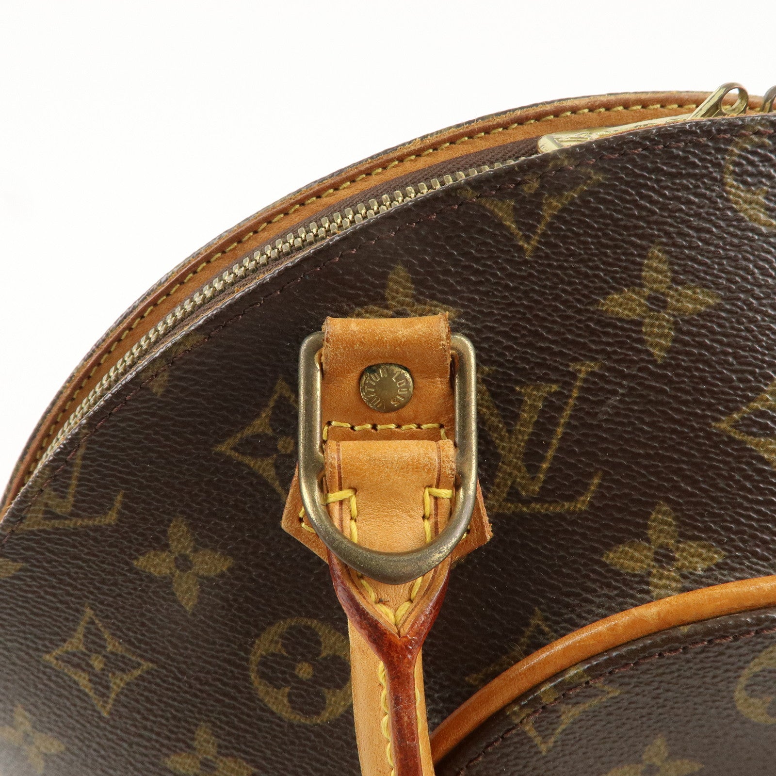 Louis Vuitton Monogram Ellipse PM Hand Bag Brown M51127