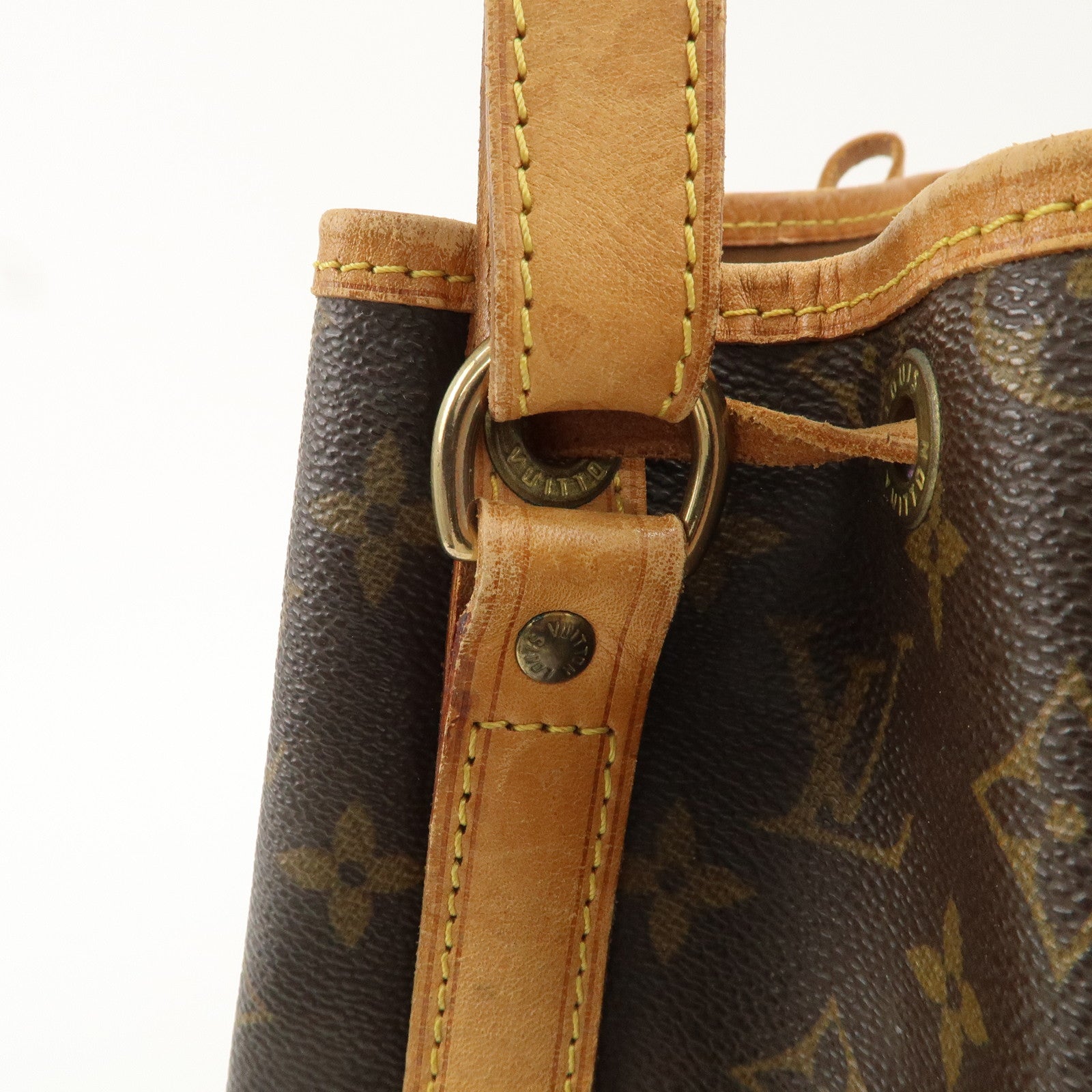 Louis Vuitton Monogram Noe Shoulder Bag Hand Bag Brown M42224