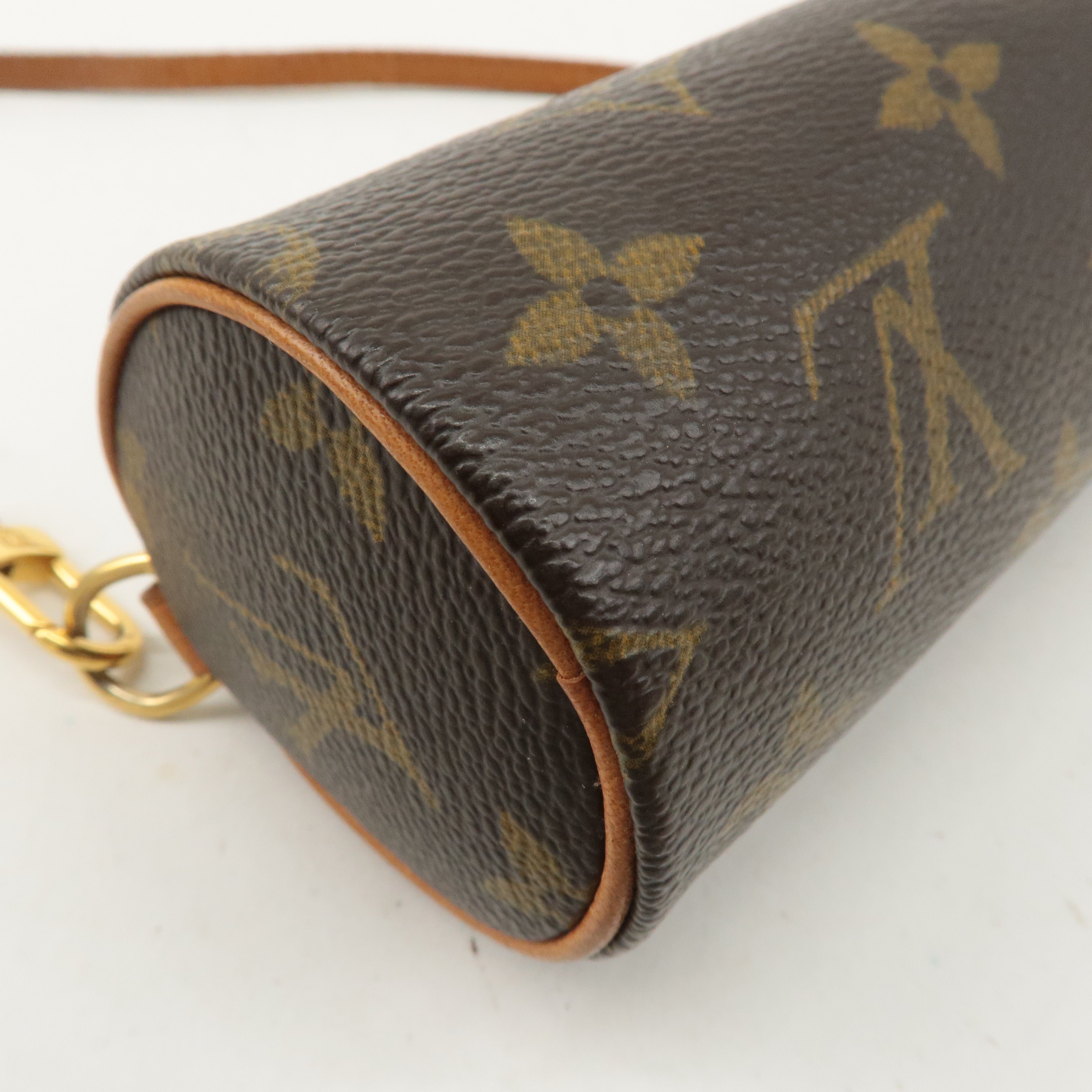 Louis Vuitton Monogram Mini Pouch for Papillon Bag Brown