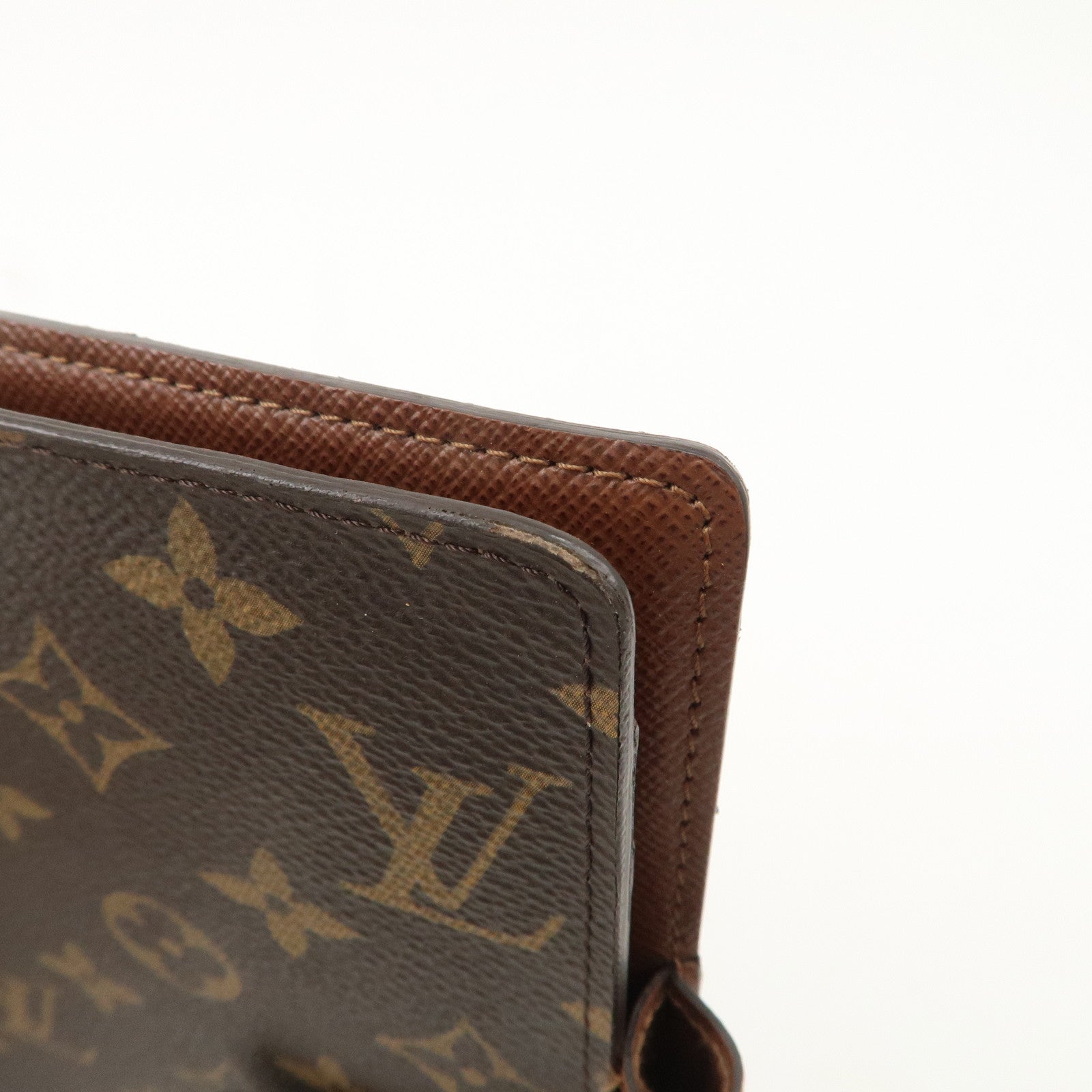 Louis Vuitton Monogram Agenda GM Planner Cover Brown R20106