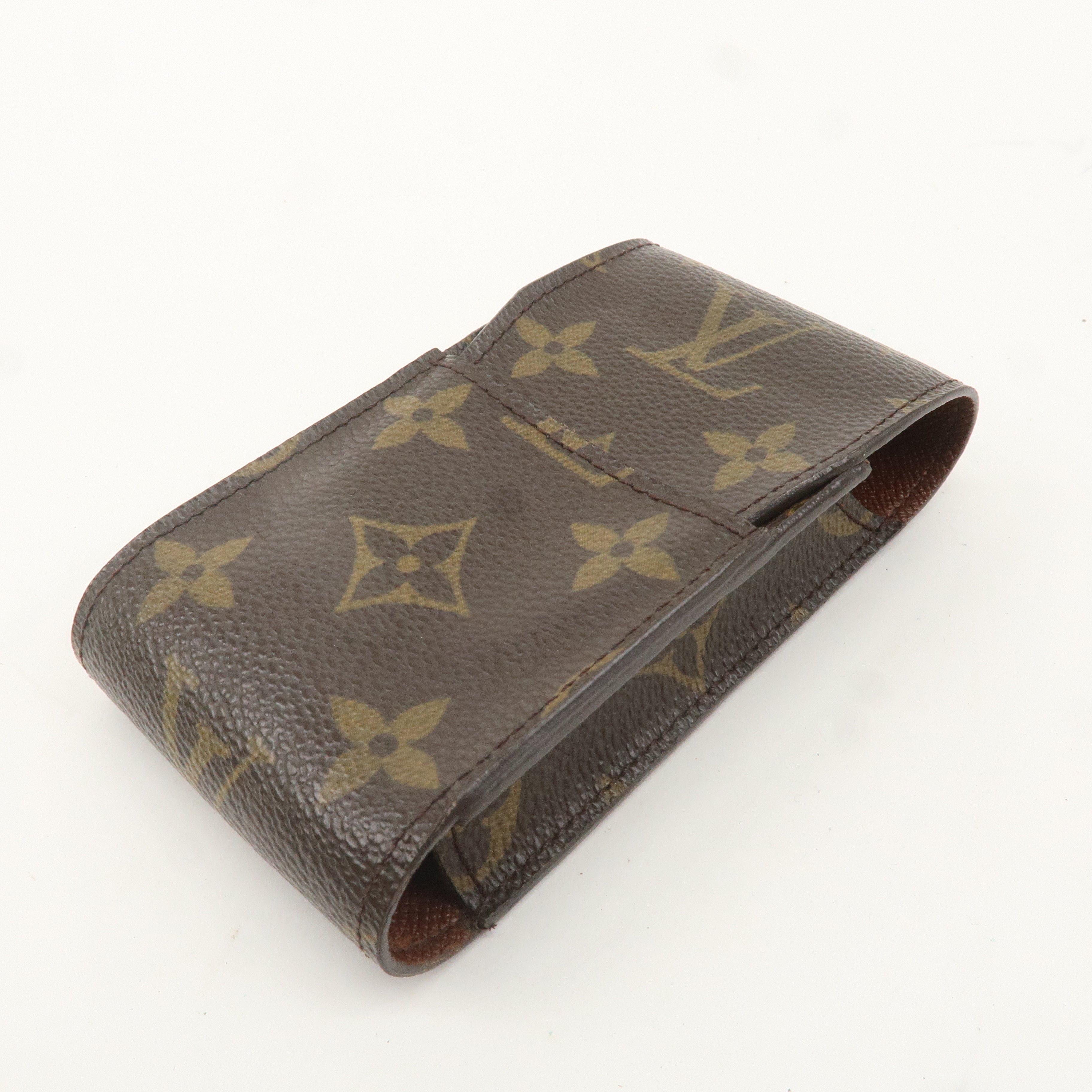 Louis Vuitton Monogram Set of 3 Etui Cigarette Case Brown M63024