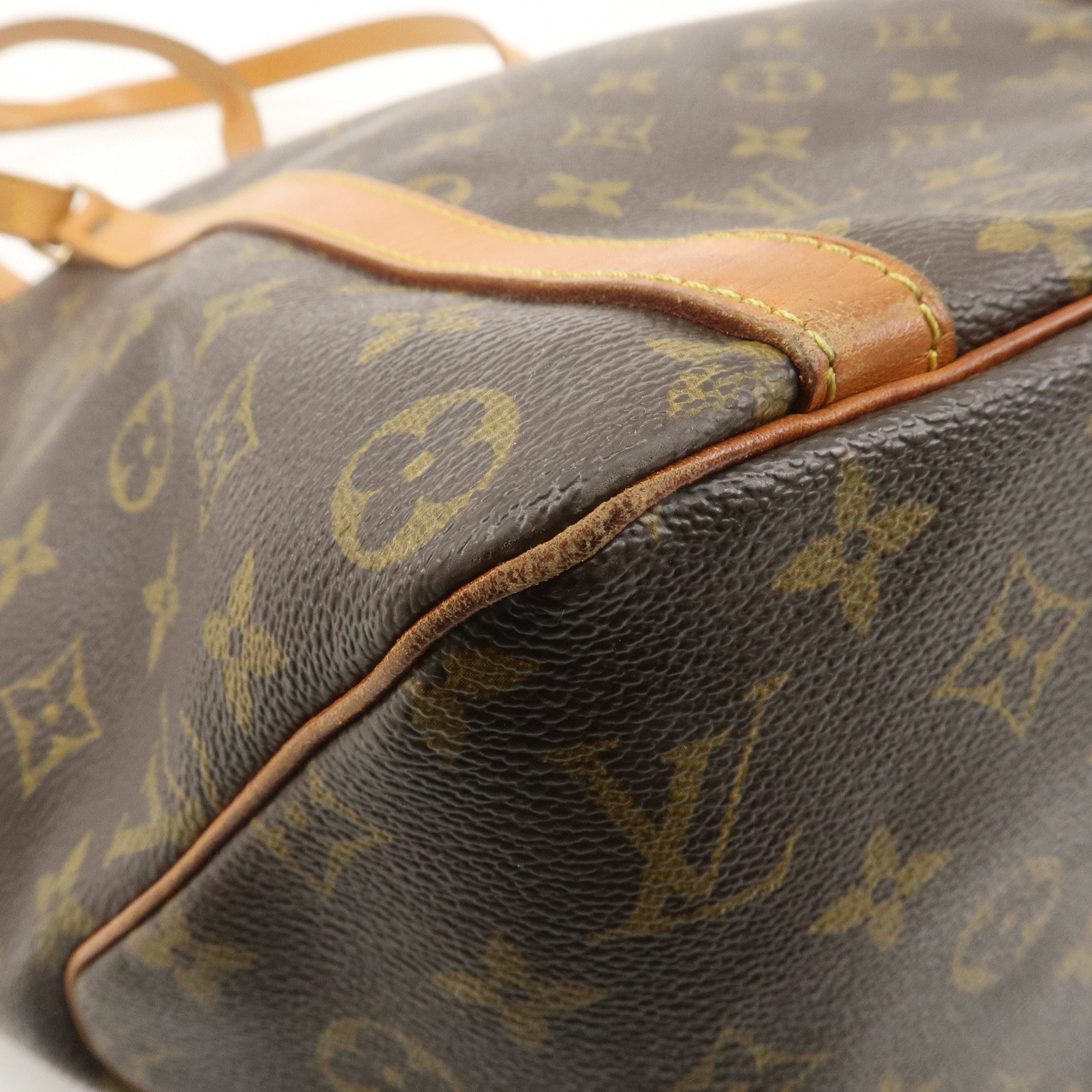 Louis Vuitton Monogram Sac Shopping Shoulder Bag Brown M51108