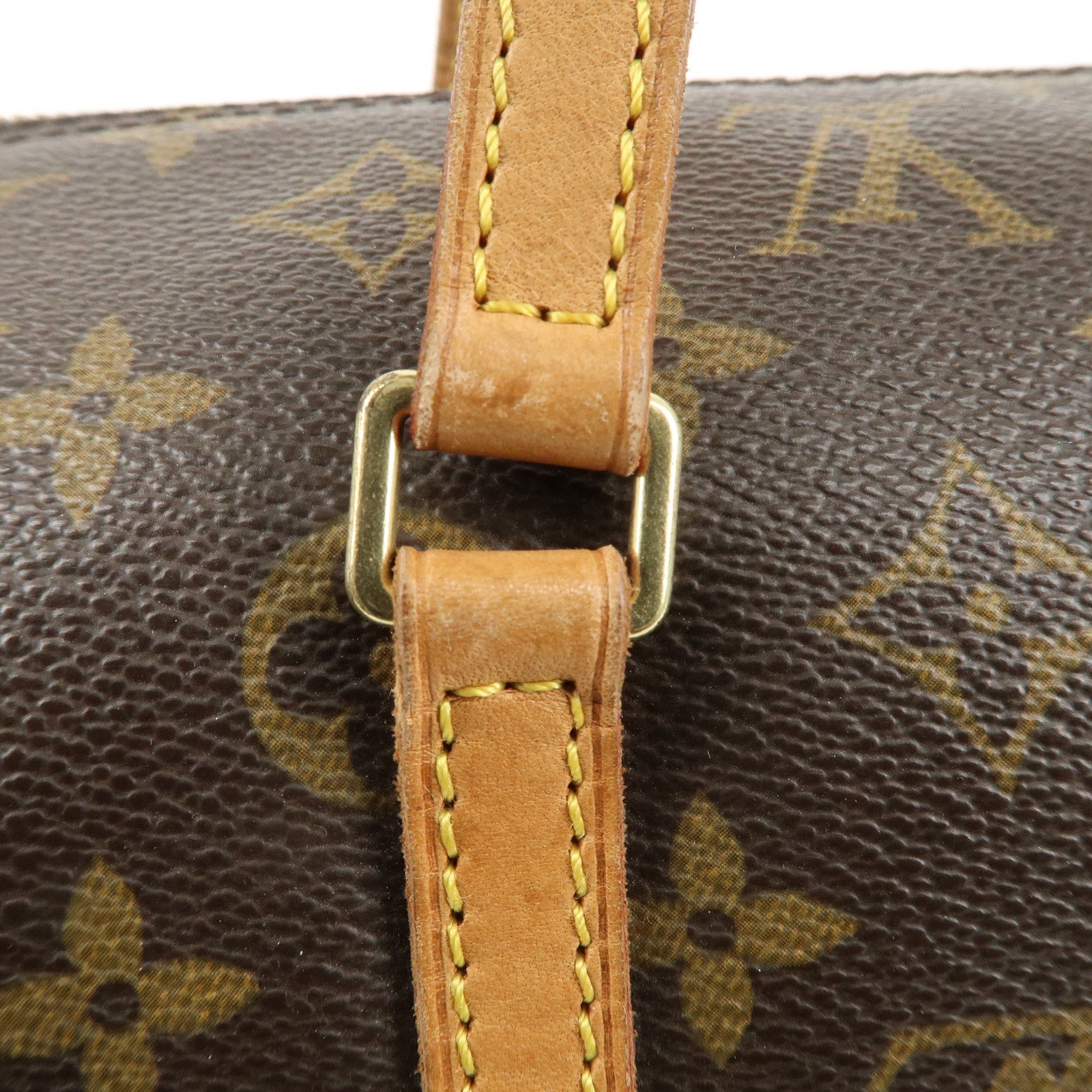 Louis Vuitton Monogram Papillon 30 Hand Bag Brown M51385