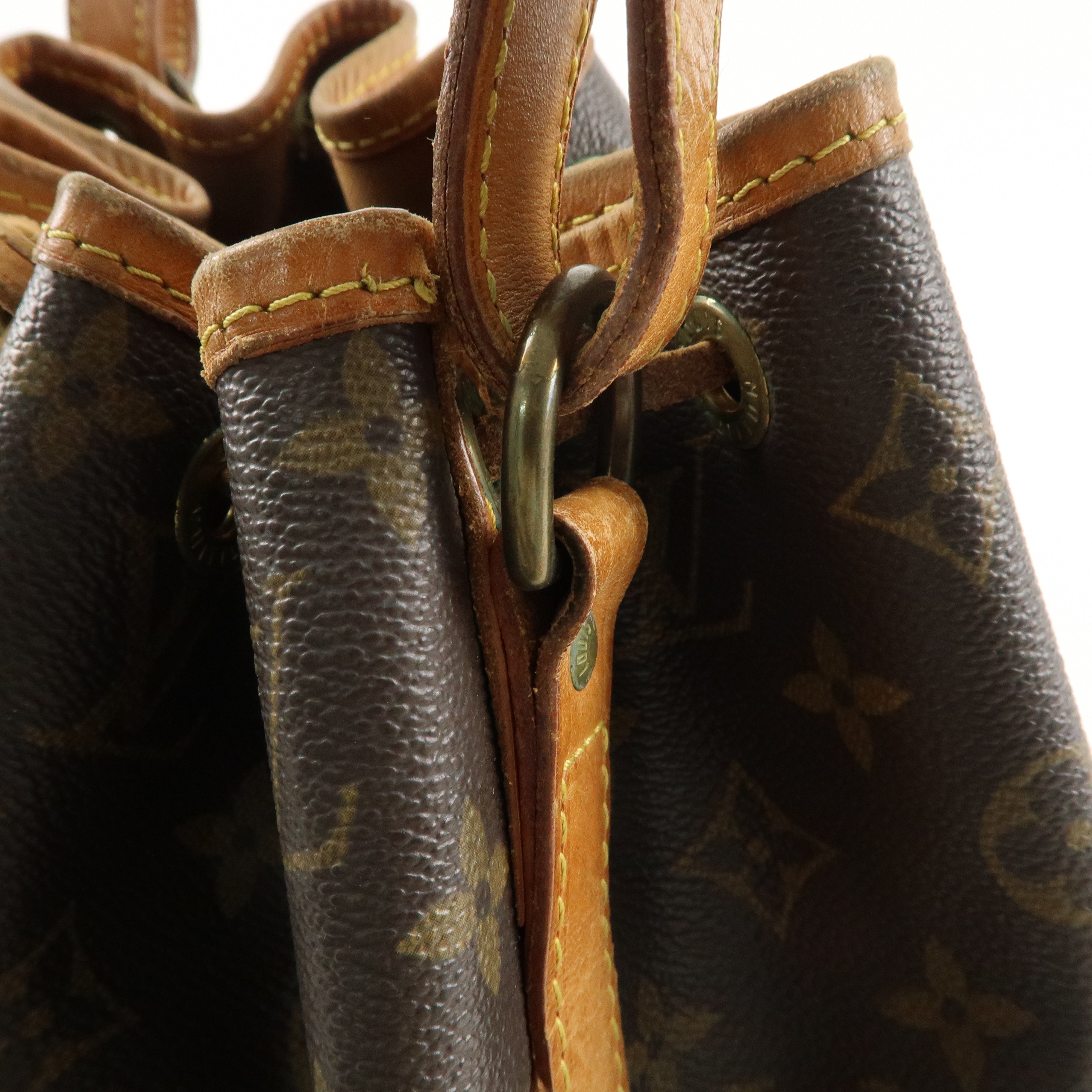 Louis Vuitton Monogram Petit Noe Shoulder Bag Brown M42226