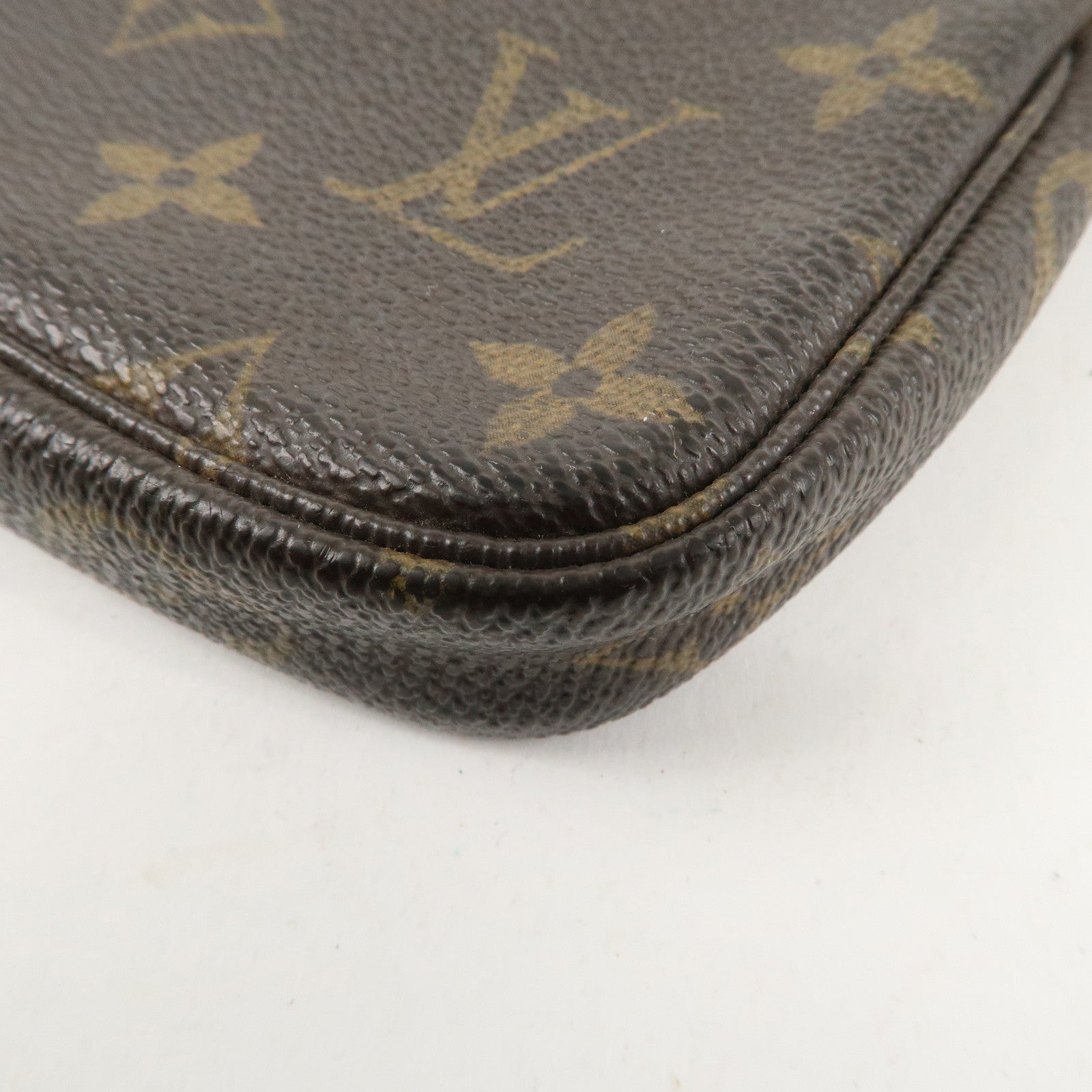 Louis Vuitton Monogram Mini Pochette Accessoires Brown M58009