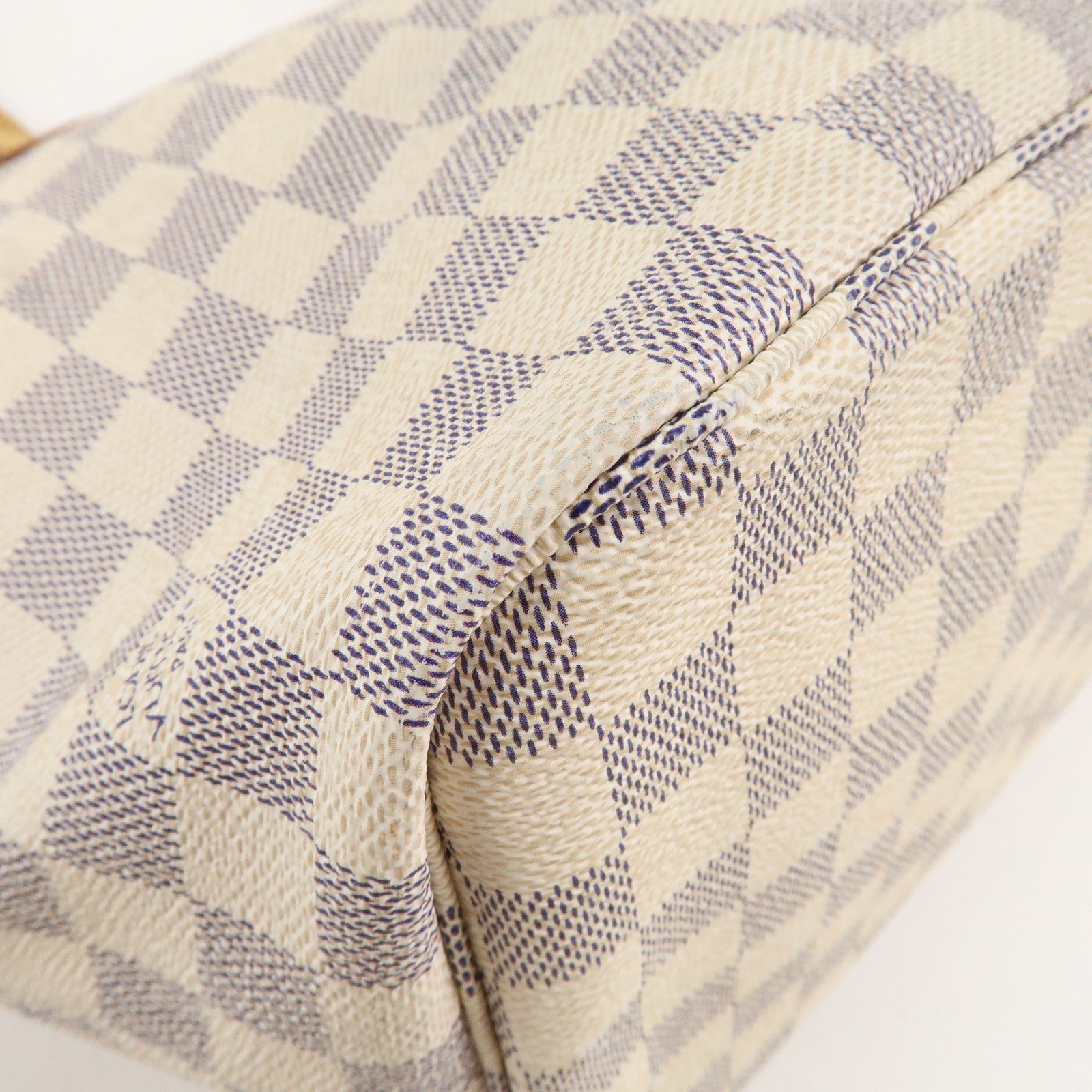 Louis Vuitton Damier Azur Neverfull MM Tote Bag N51107