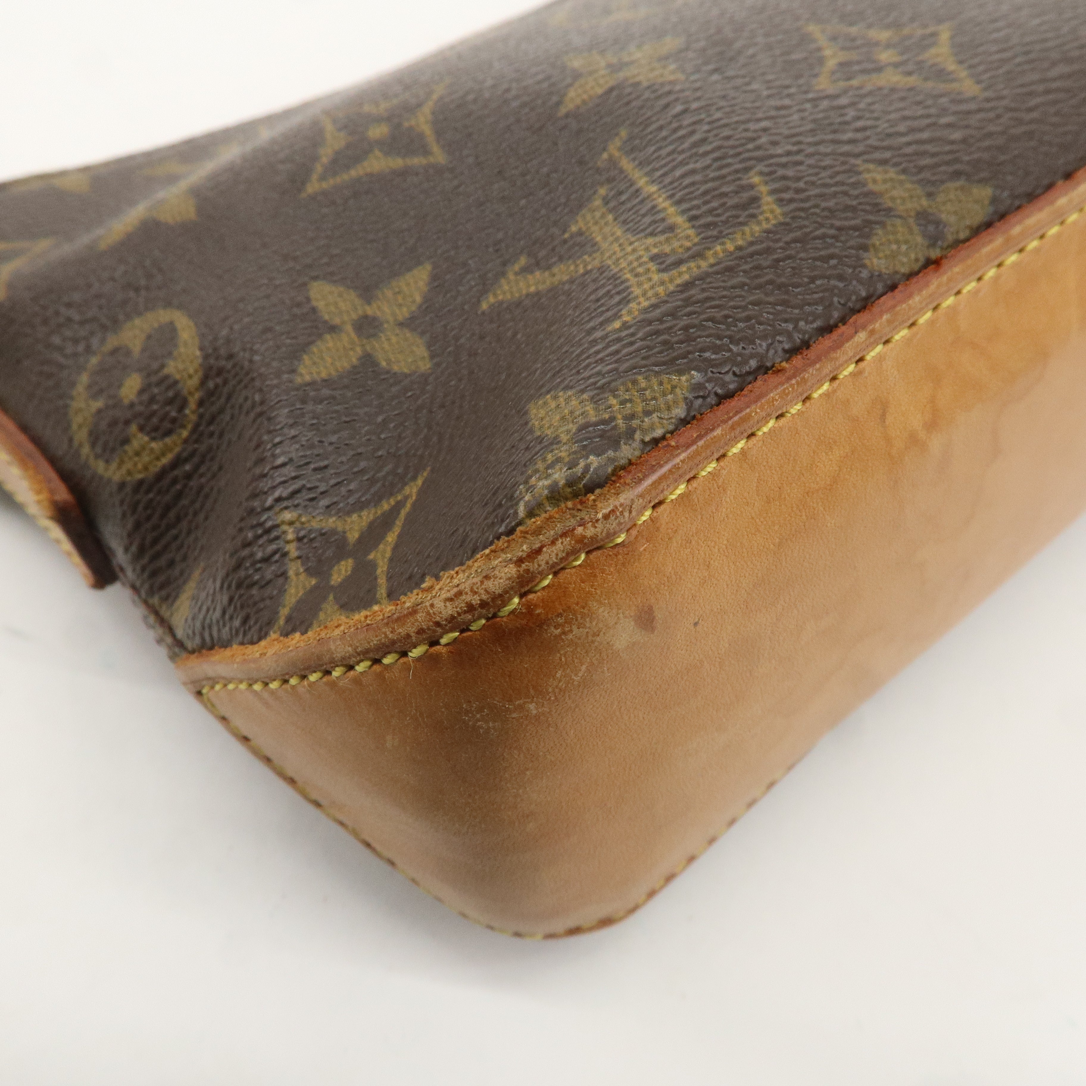 Louis Vuitton Monogram Trotteur Shoulder Bag Brown M51240