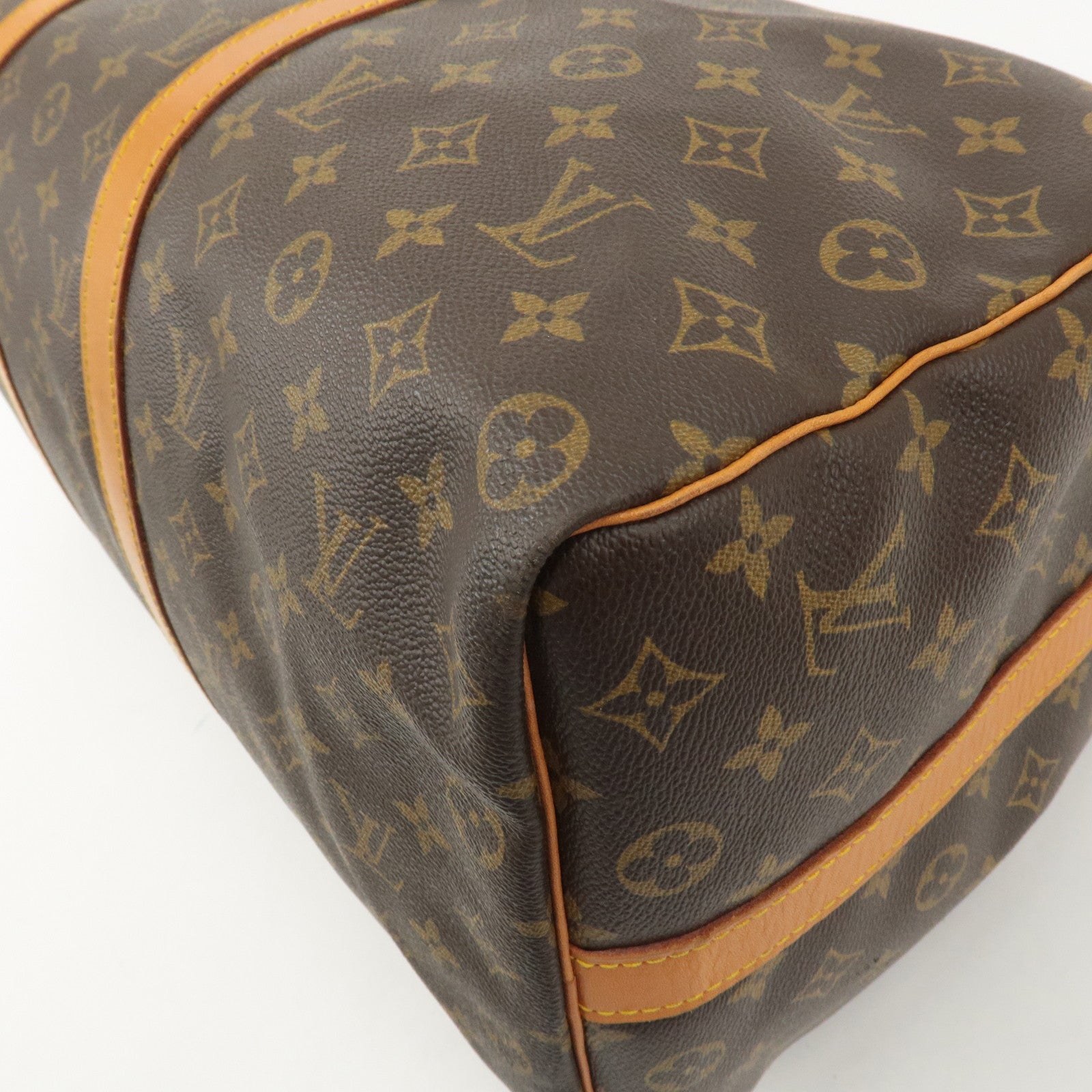 Louis Vuitton Monogram Keep All Bandouliere 50 Boston Bag M41416