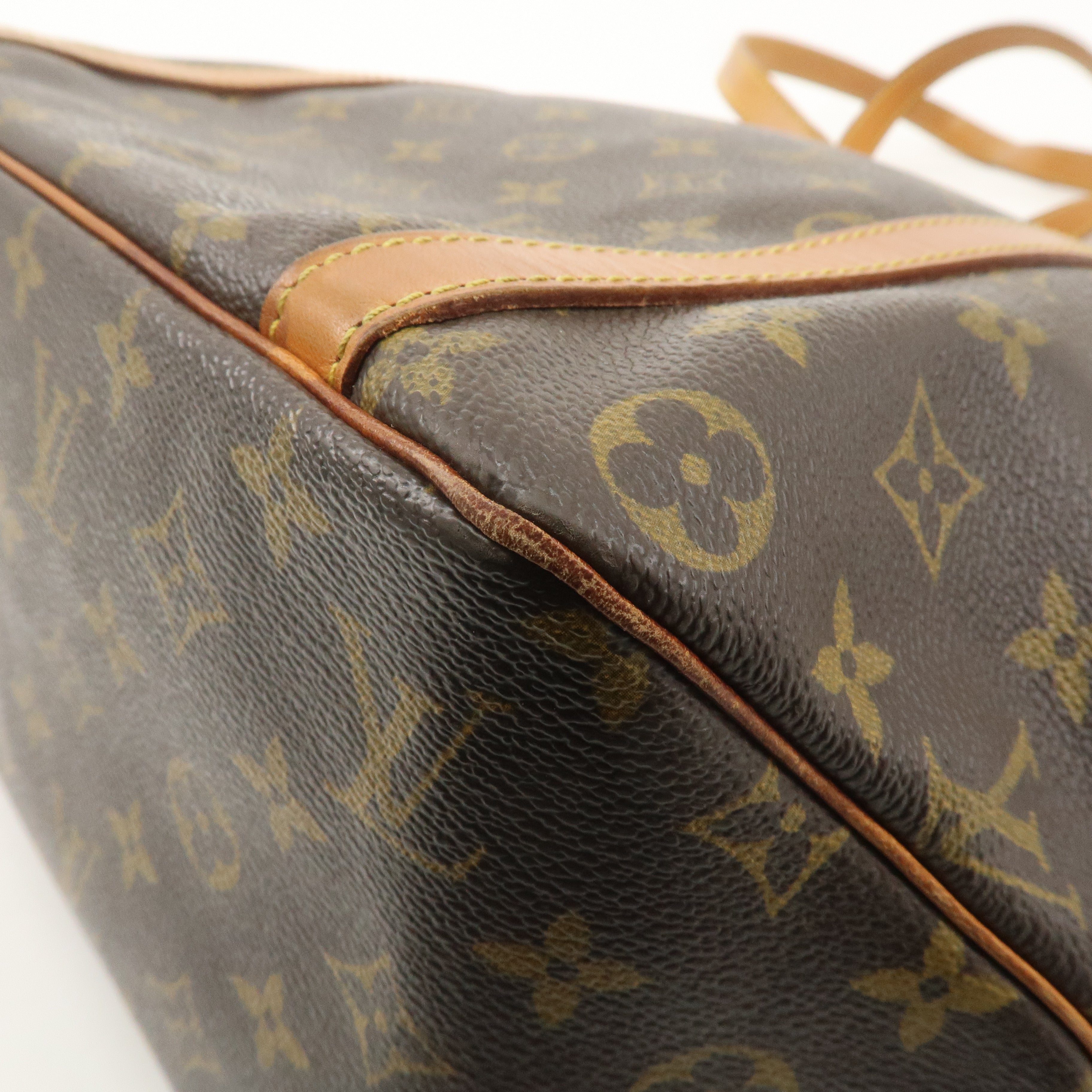 Louis Vuitton Monogram Sac Shopping Shoulder Bag Brown M51108