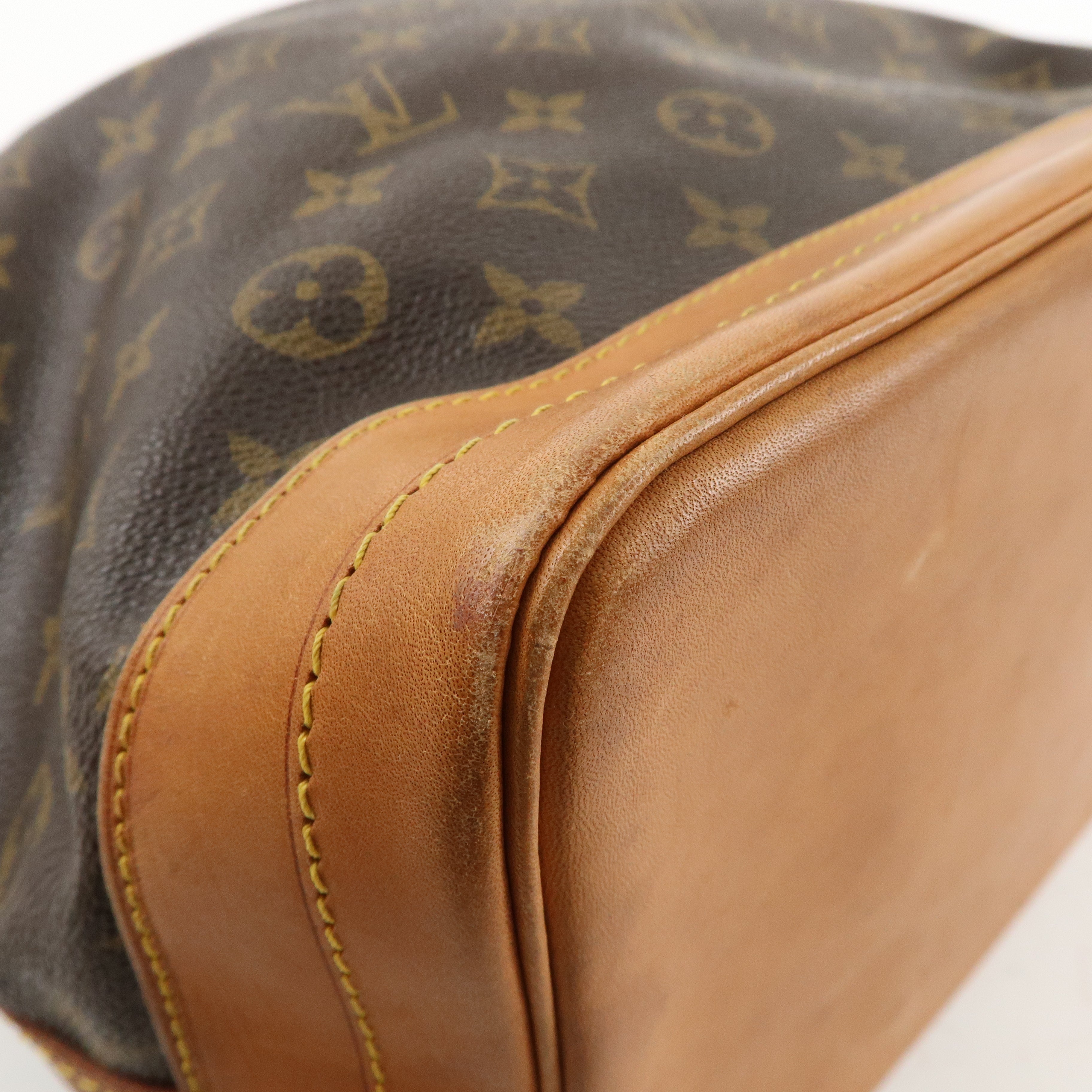 Louis Vuitton Monogram Noe Shoulder Bag Brown M42224