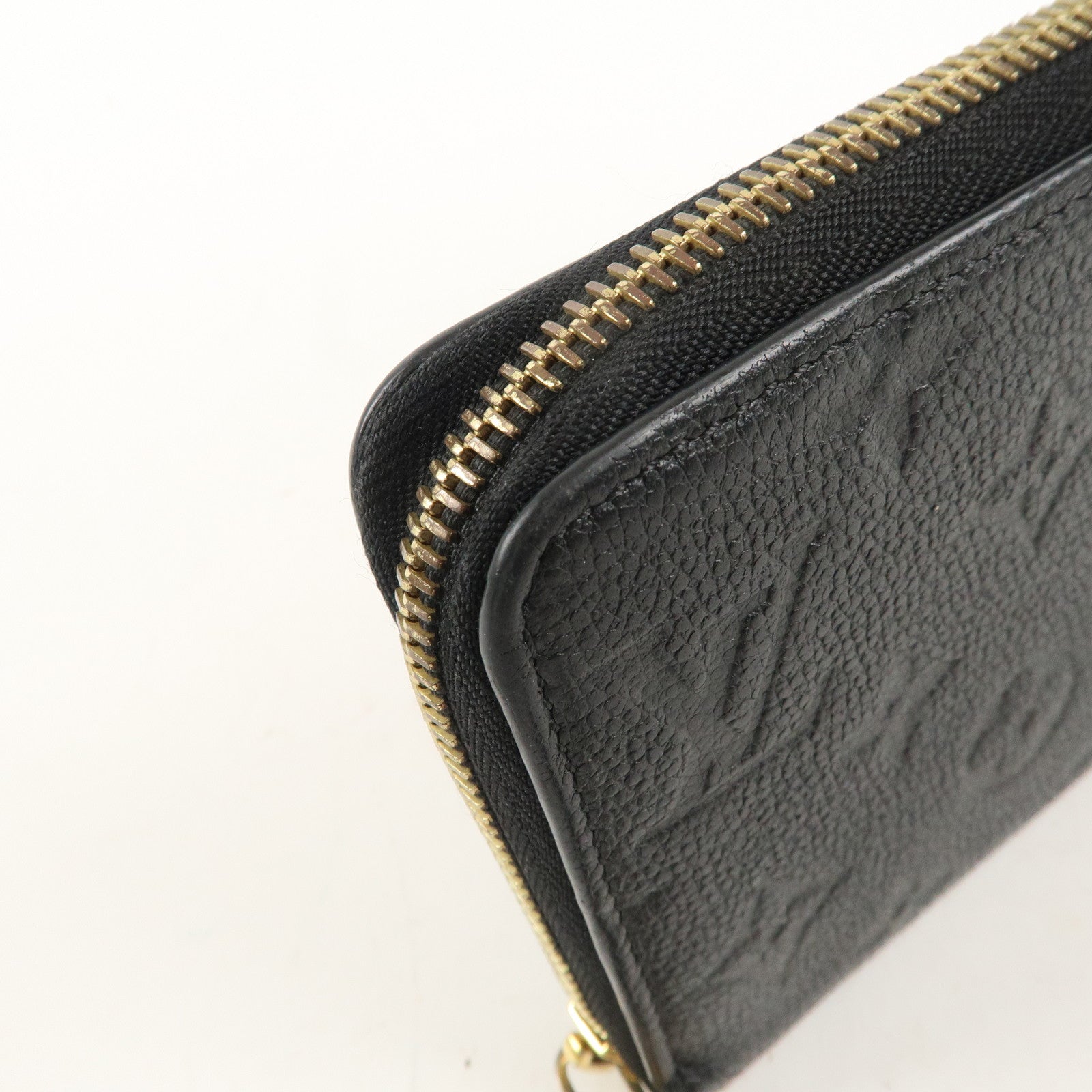 Louis Vuitton Monogram Empreinte Zippy Wallet Noir M61864