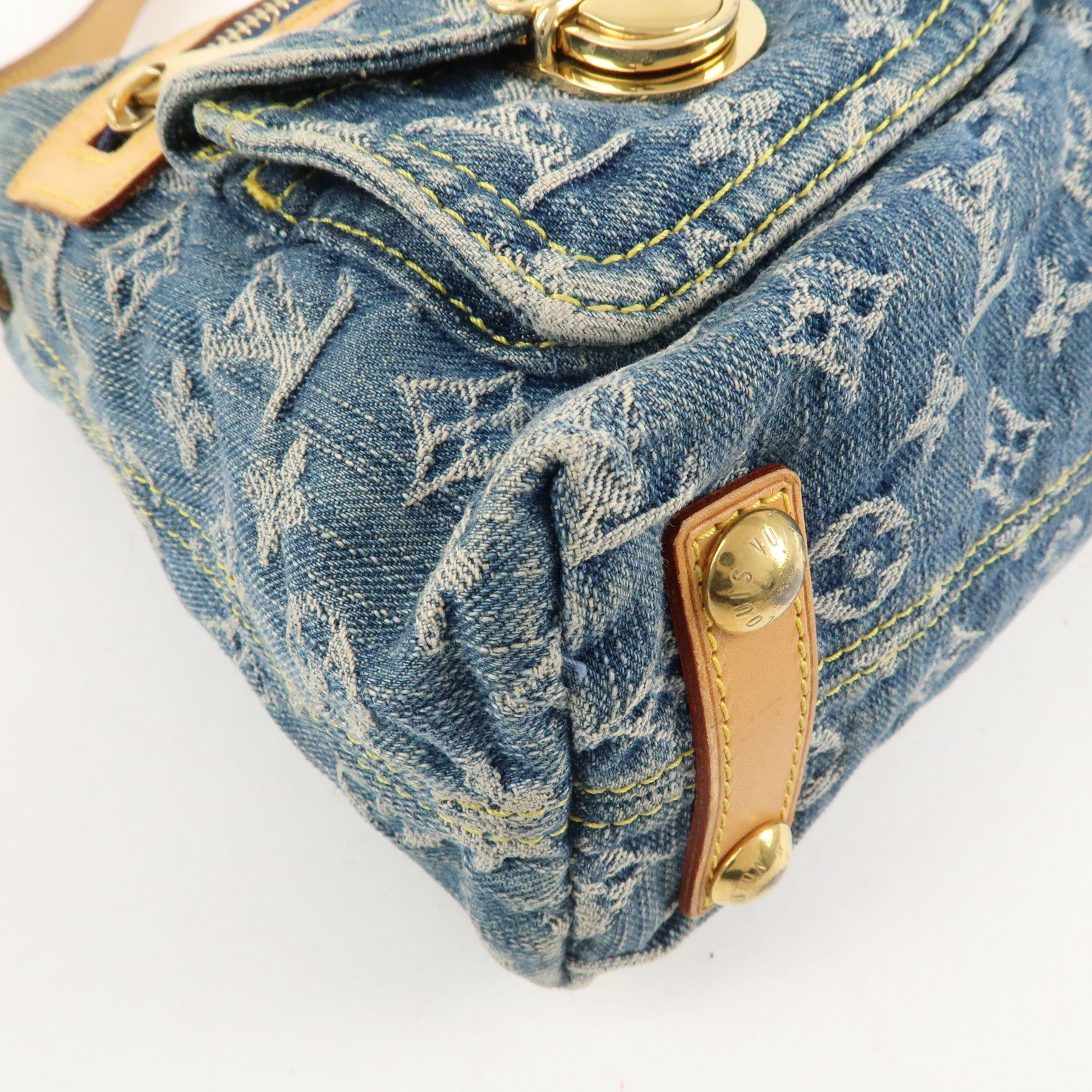 Louis Vuitton Monogram Denim Baggy PM Shoulder Bag M95049