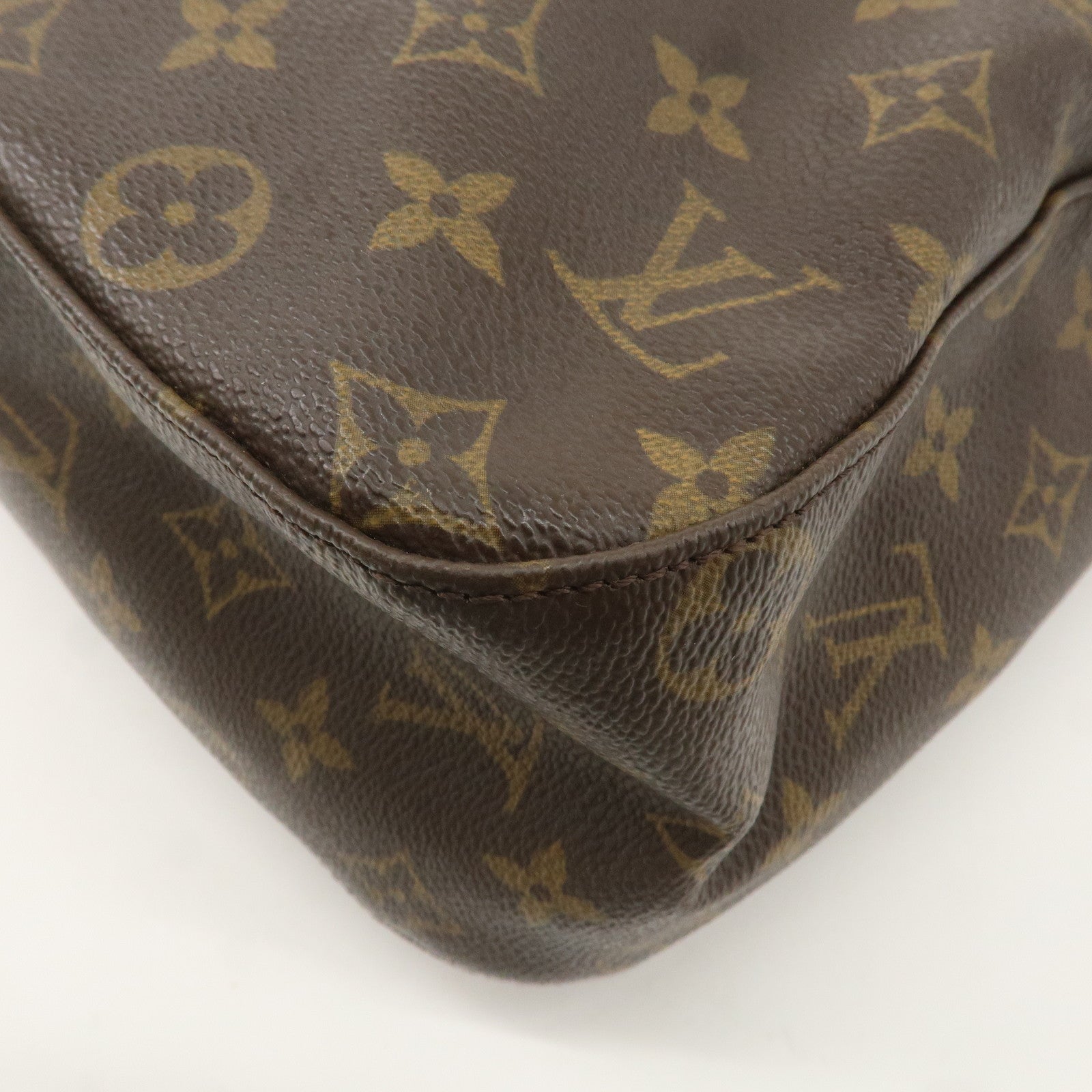 Louis Vuitton Monogram Looping GM Shoulder Bag Brown M51145