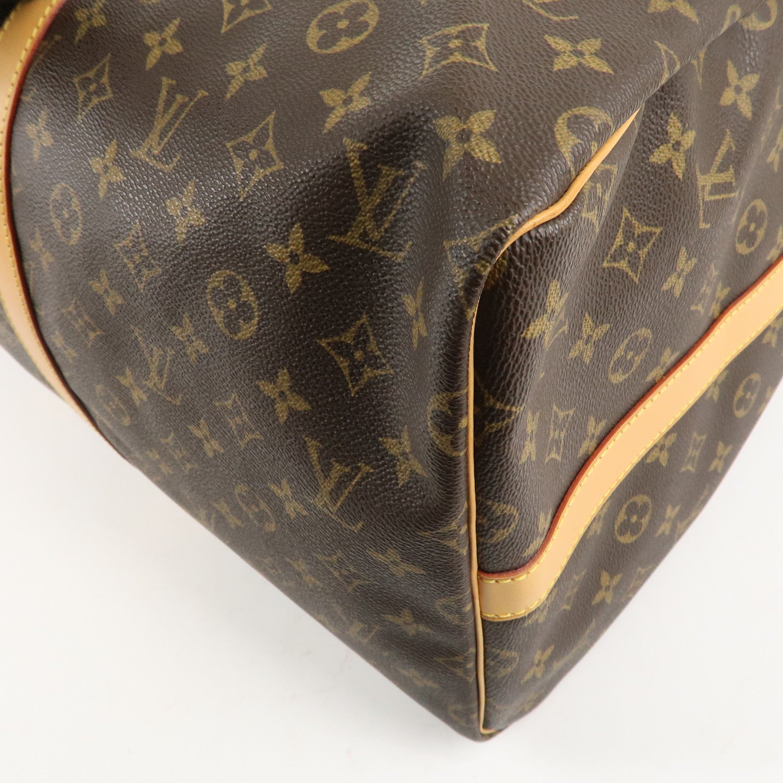 Louis Vuitton Monogram Keep All Bandouliere 55 Boston Bag M41414