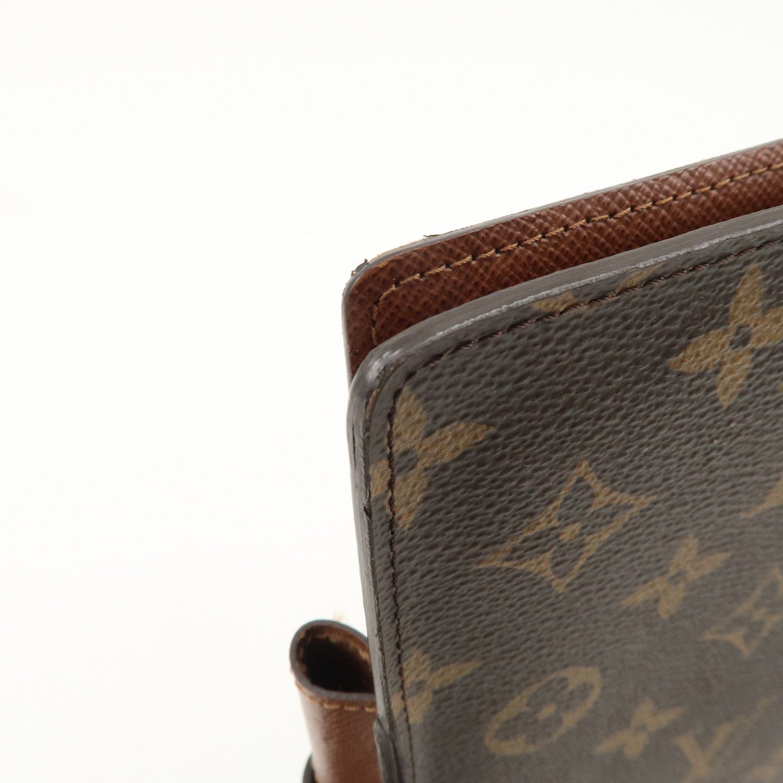 Louis Vuitton Monogram Agenda GM Planner Cover Brown R20106