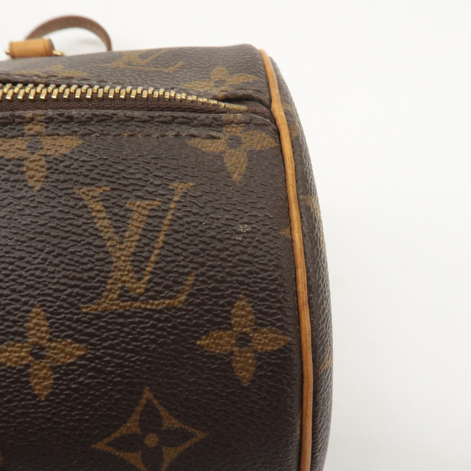 Louis Vuitton Monogram Papillon 30 Hand Bag New Style Brown M51385